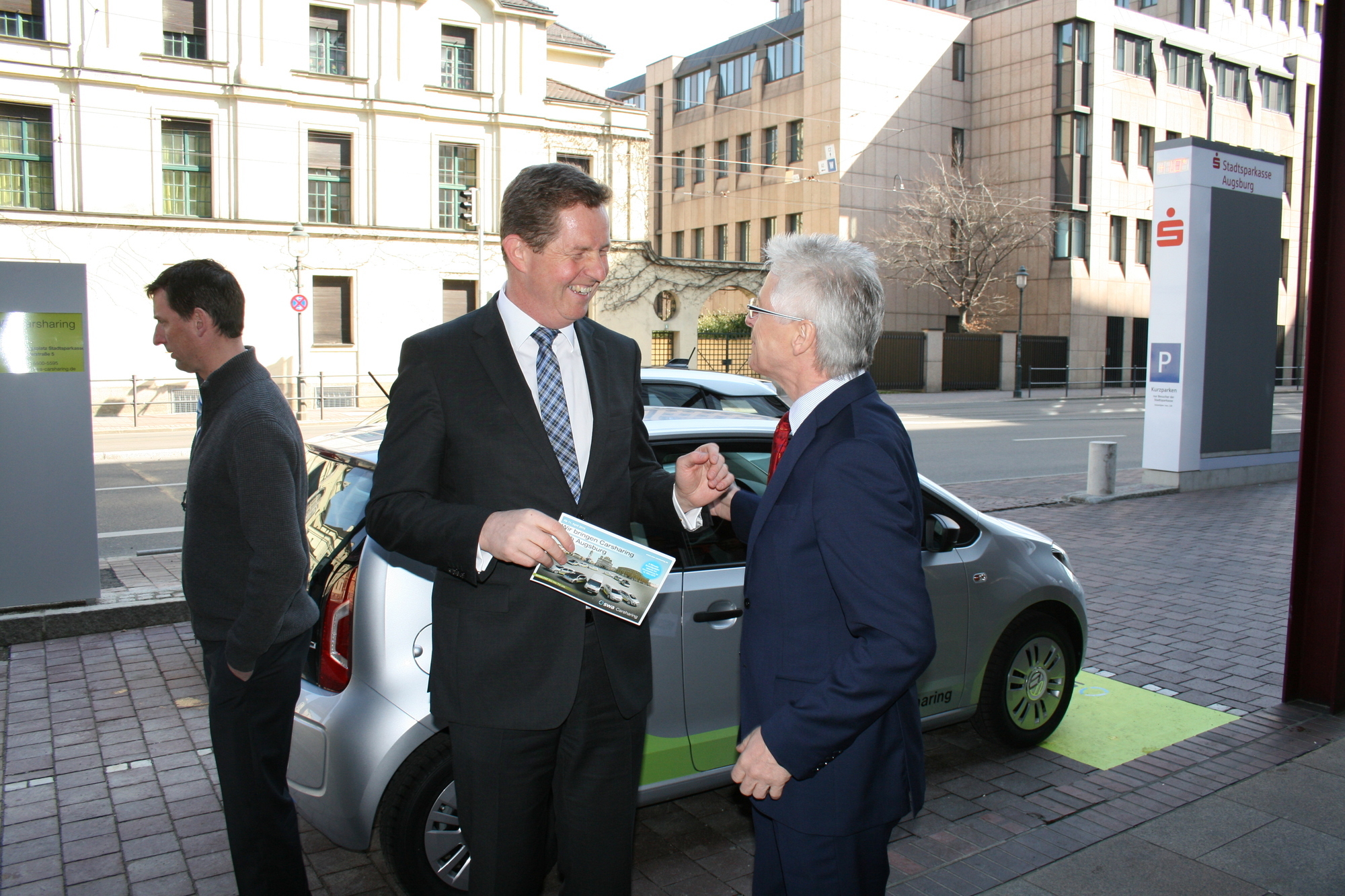 swa präsentiert Carsharing - ab 11. April in Augsburg nutzbar. Foto: B4B SCHWABEN