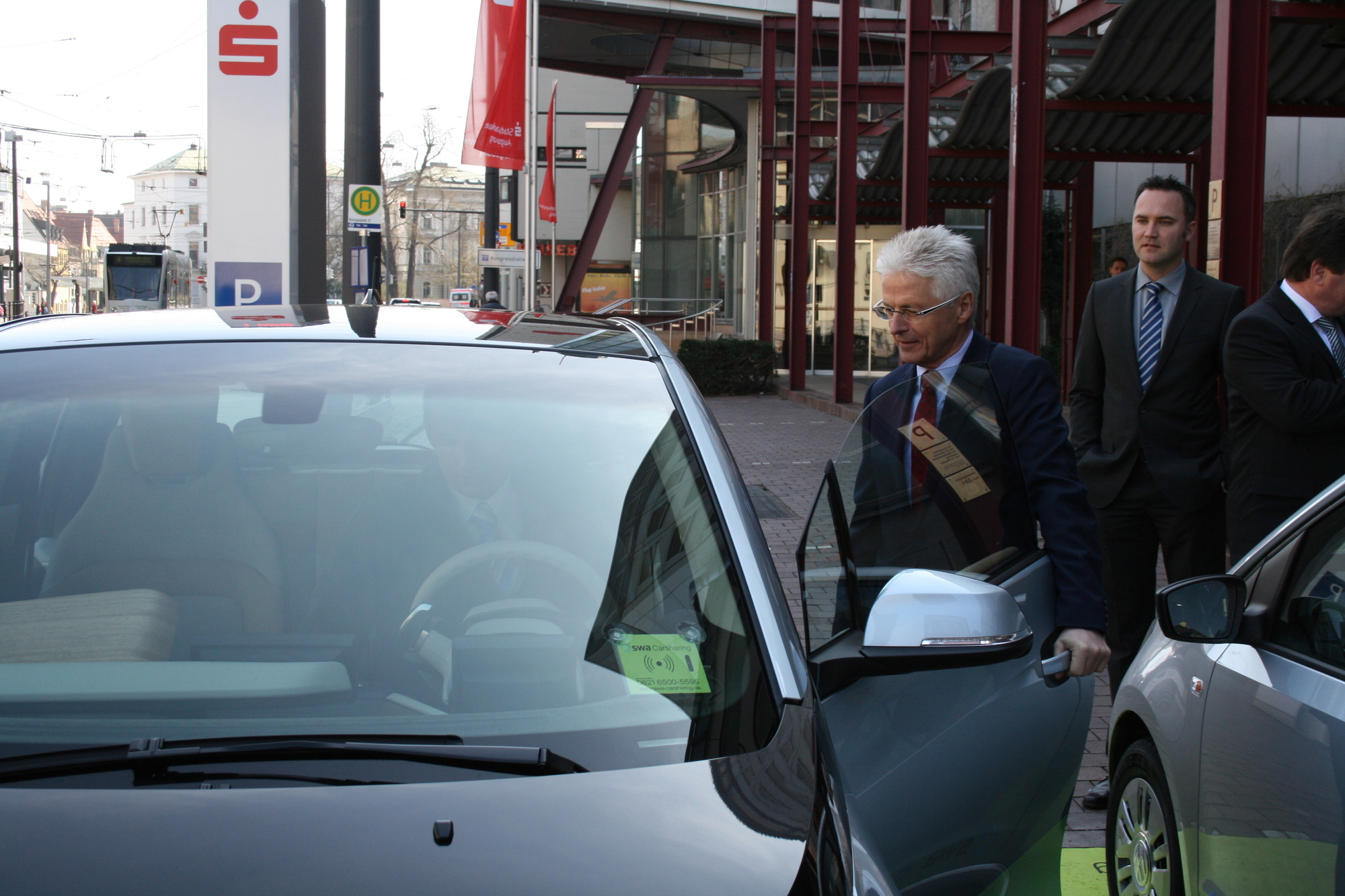swa präsentiert Carsharing - ab 11. April in Augsburg nutzbar. Foto: B4B SCHWABEN
