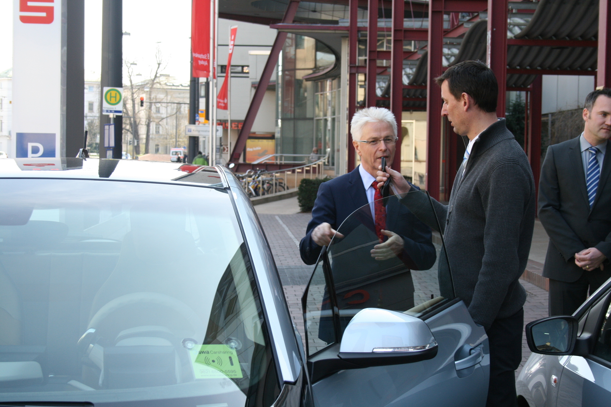 swa präsentiert Carsharing - ab 11. April in Augsburg nutzbar. Foto: B4B SCHWABEN