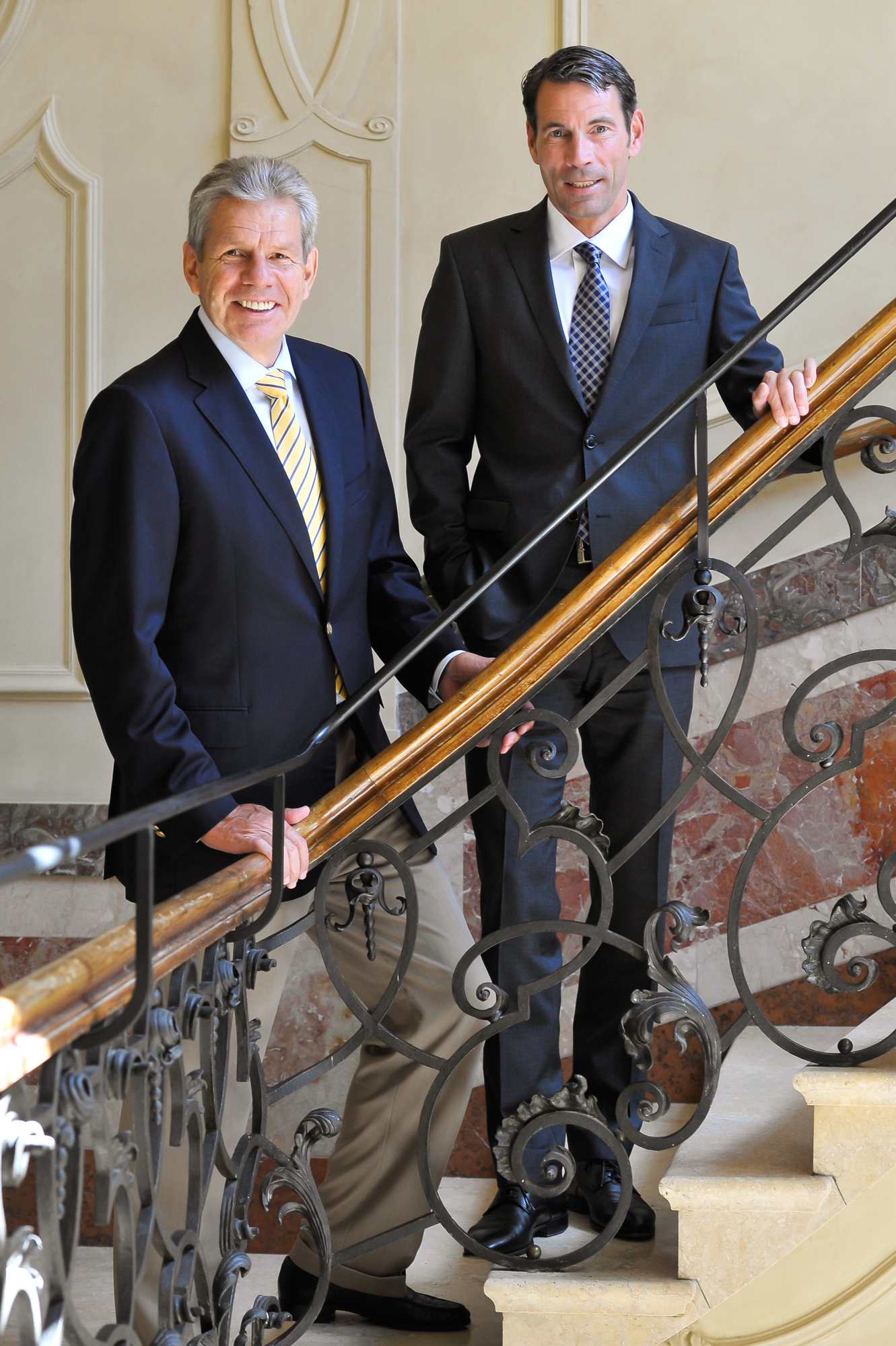 Die Geschäftsführer der BayBG, Dr. Sonnfried Weber und Peter Pauli. Foto: BayBG