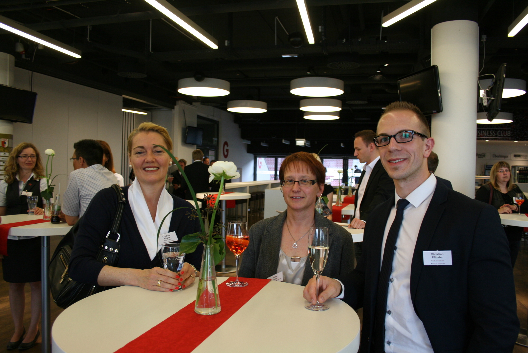 Das AUGUSTA Netzwerktreffen fand dieses Mal in der SGL-Arena statt. Foto: B4B SCHWABEN