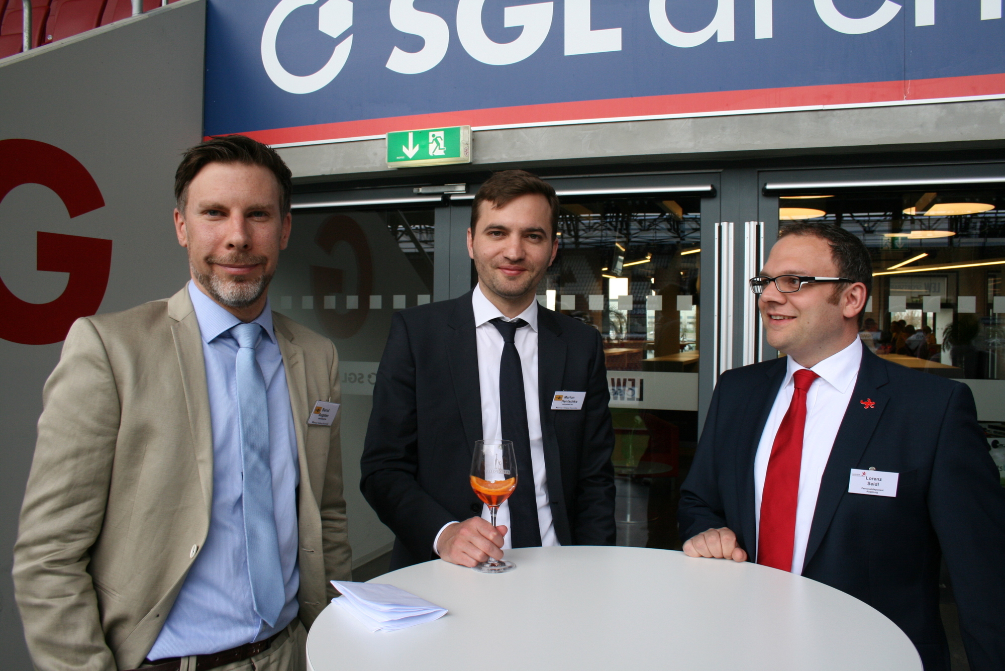 Das AUGUSTA Netzwerktreffen fand dieses Mal in der SGL-Arena statt. Foto: B4B SCHWABEN
