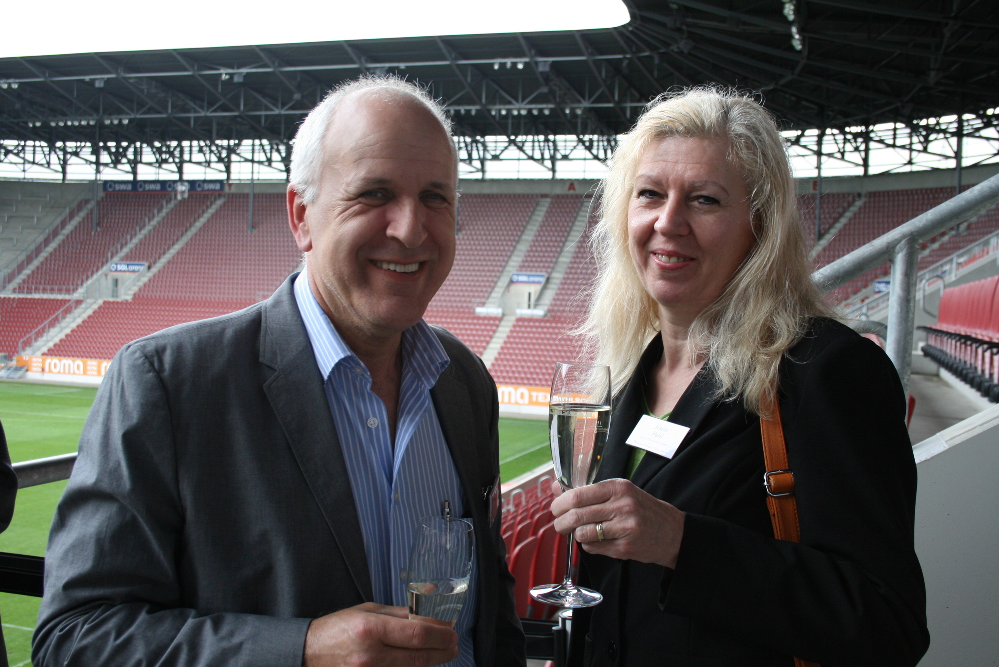 Das AUGUSTA Netzwerktreffen fand dieses Mal in der SGL-Arena statt. Foto: B4B SCHWABEN