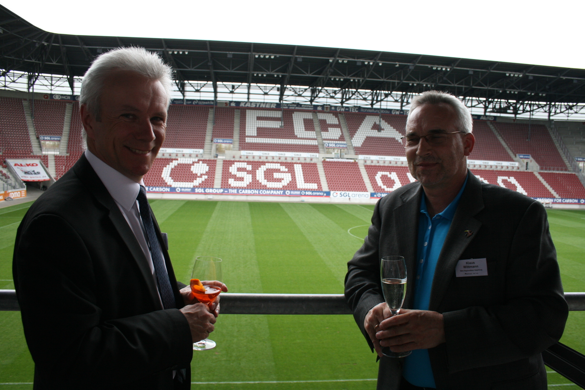 Das AUGUSTA Netzwerktreffen fand dieses Mal in der SGL-Arena statt. Foto: B4B SCHWABEN