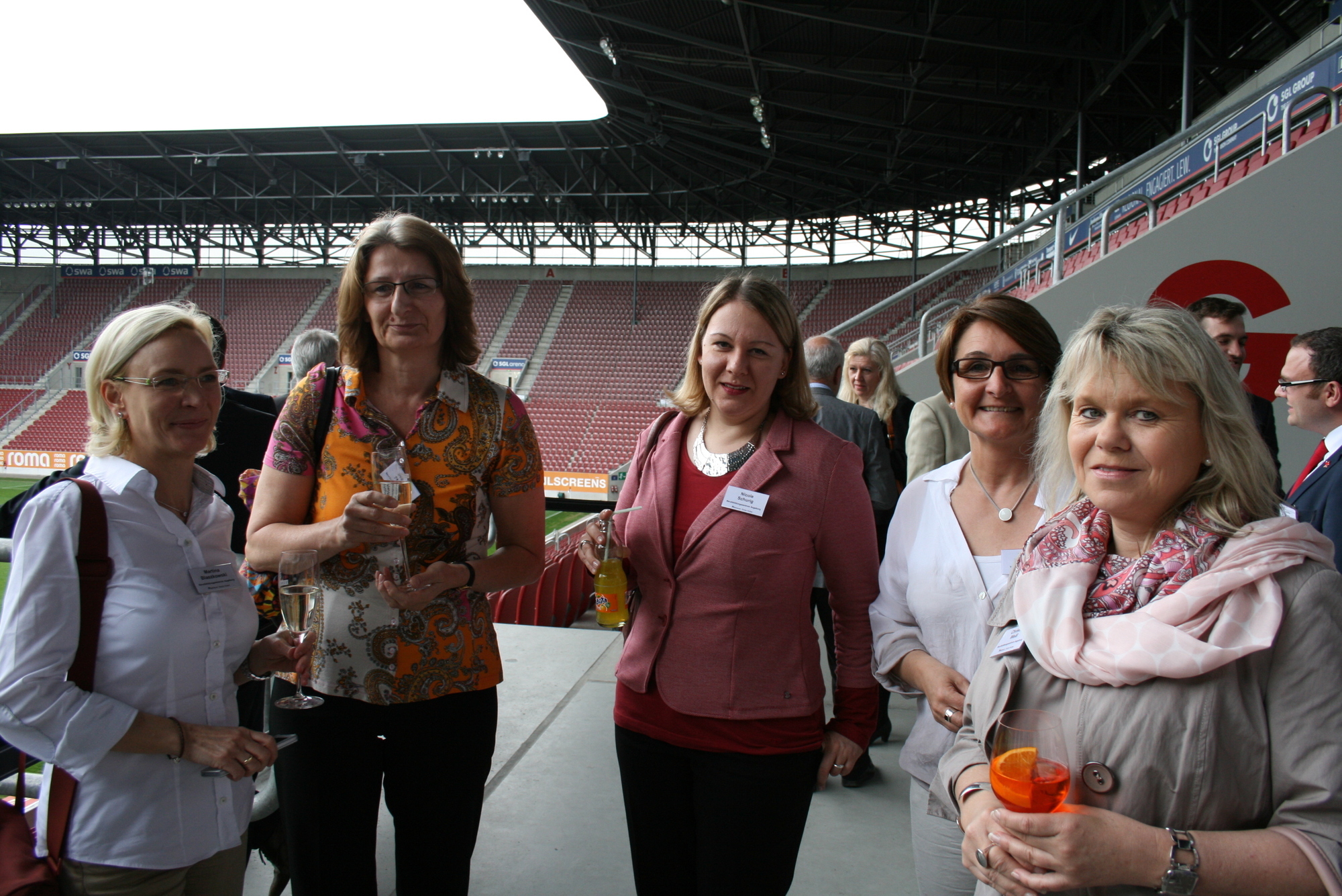Das AUGUSTA Netzwerktreffen fand dieses Mal in der SGL-Arena statt. Foto: B4B SCHWABEN