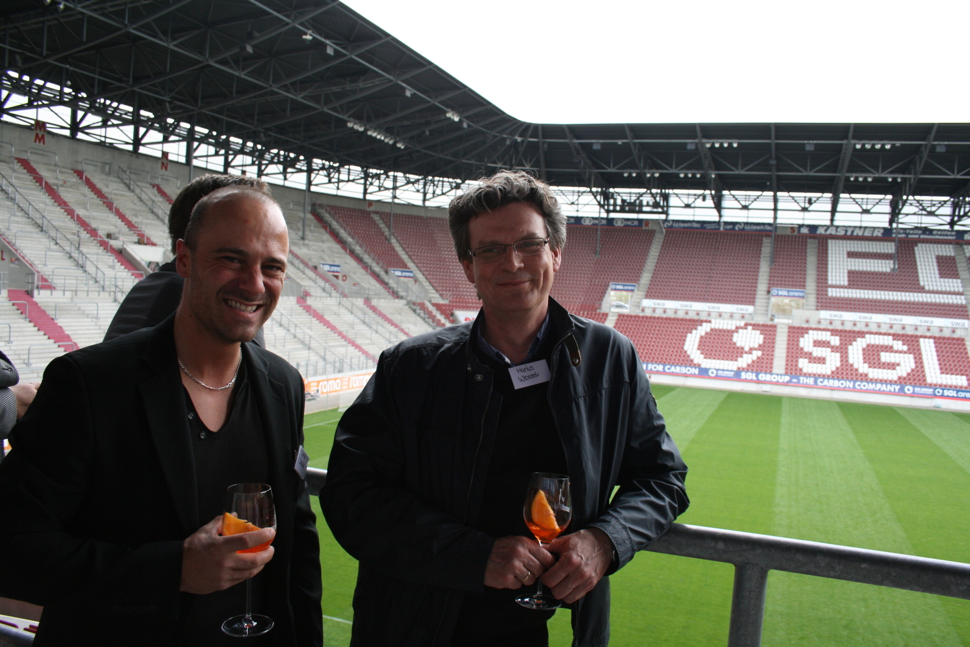 Das AUGUSTA Netzwerktreffen fand dieses Mal in der SGL-Arena statt. Foto: B4B SCHWABEN