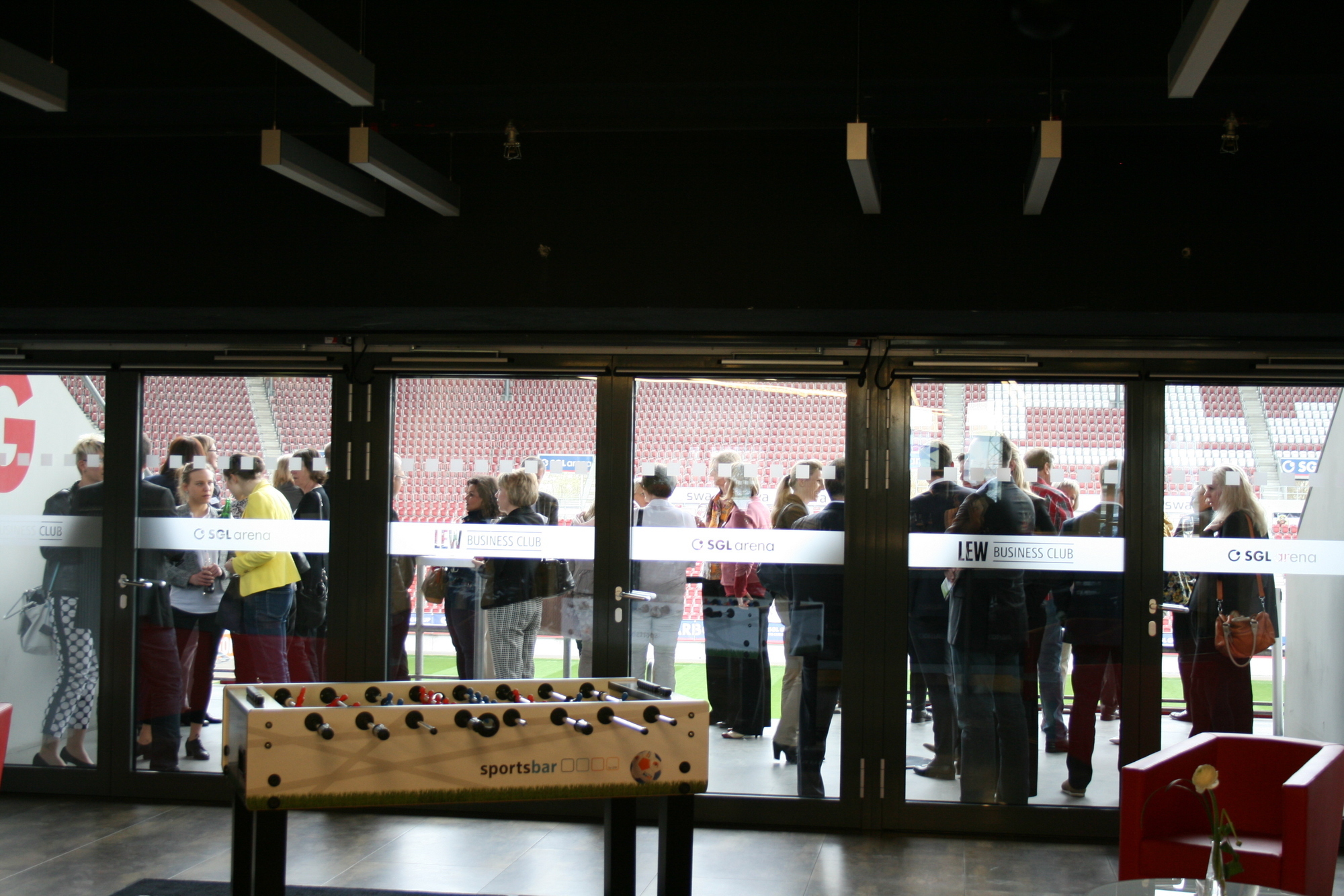 Das AUGUSTA Netzwerktreffen fand dieses Mal in der SGL-Arena statt. Foto: B4B SCHWABEN
