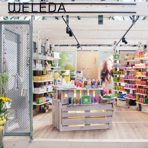 explido startet Web-Kampangen unternaderem für den Weleda PopUp-Store Berlin. Foto: explido