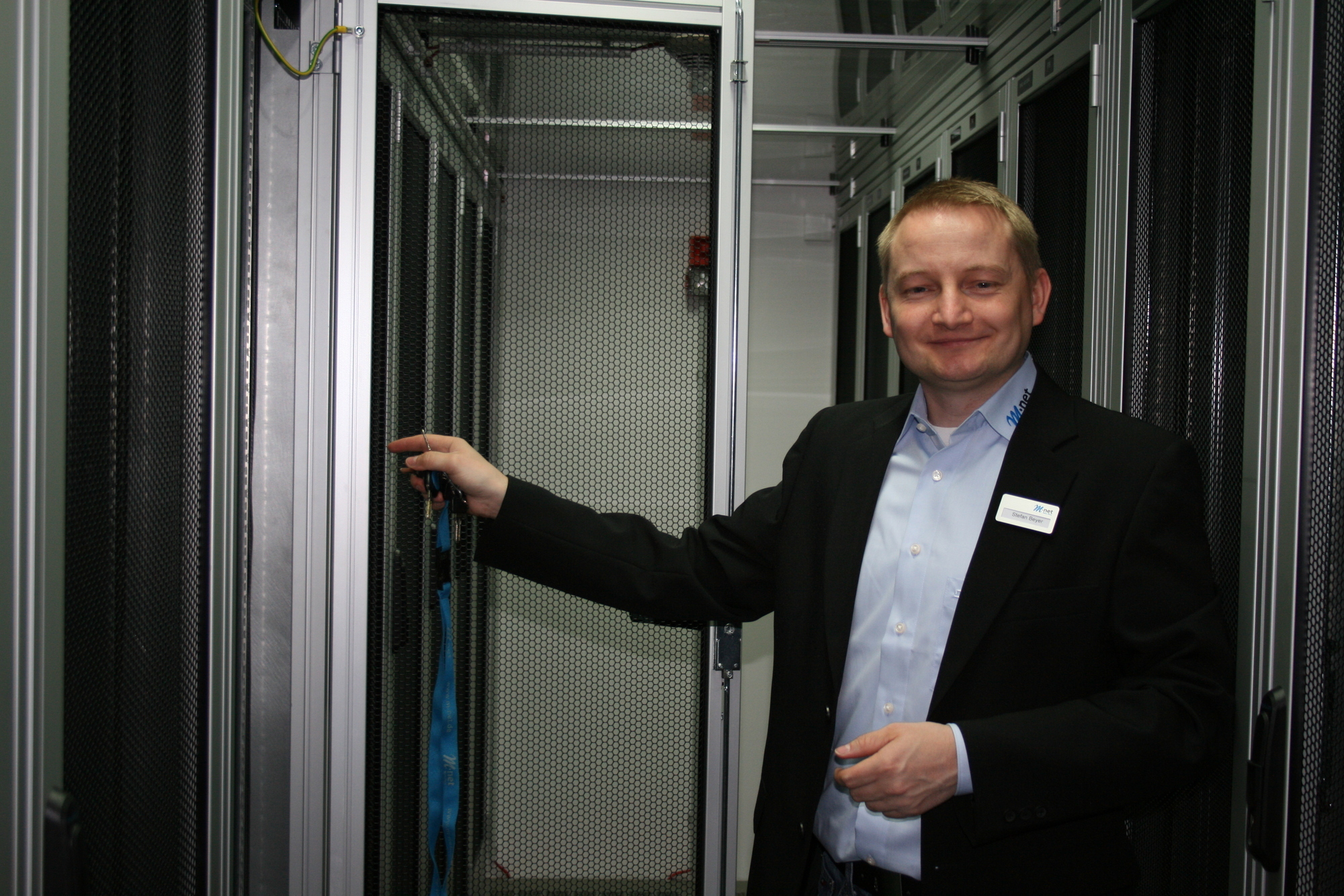 Am 21. April 2015 wurde das neue M-net Rechenzentrum in Augsburg eröffnet. Foto: B4B SCHWABEN