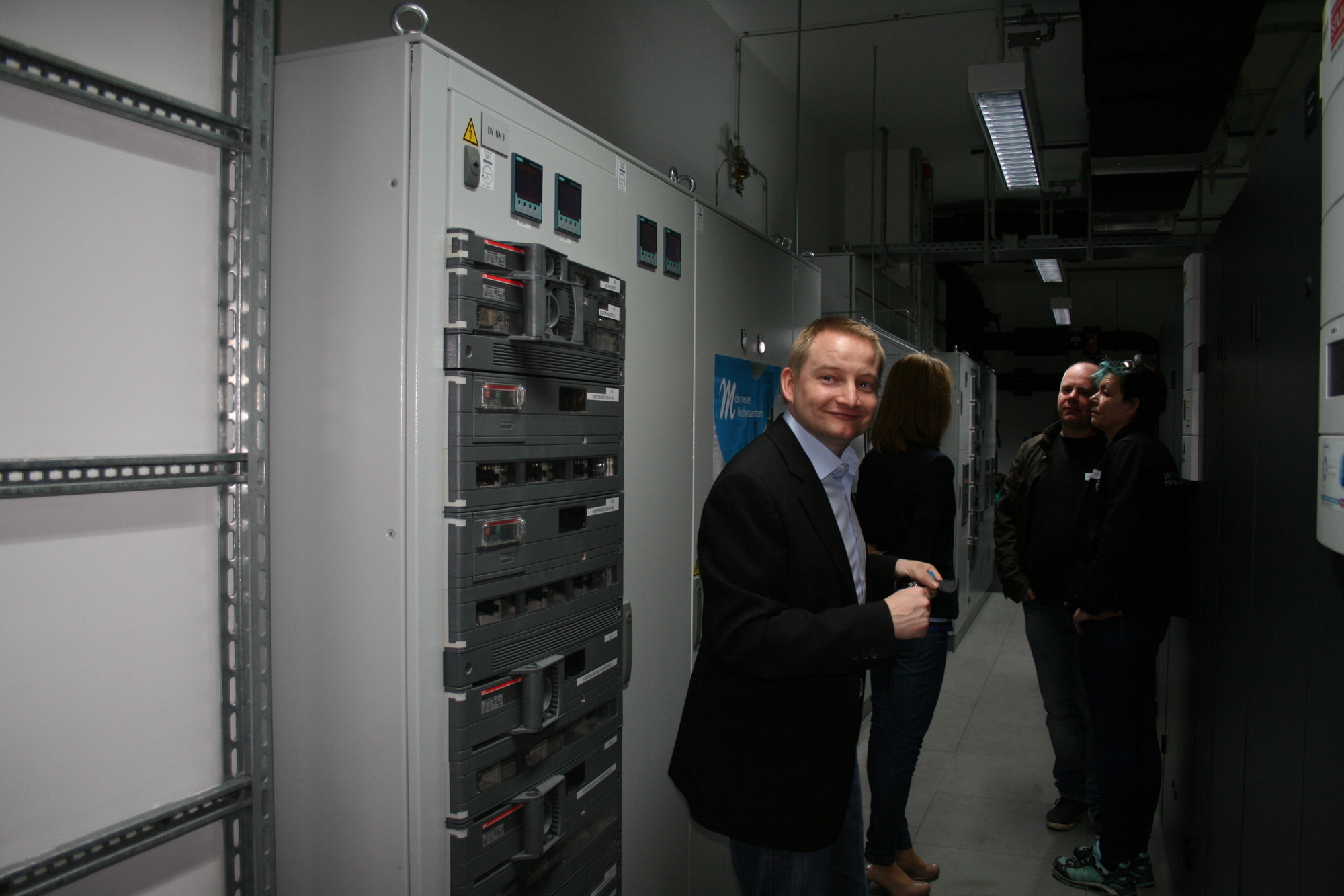 Am 21. April 2015 wurde das neue M-net Rechenzentrum in Augsburg eröffnet. Foto: B4B SCHWABEN