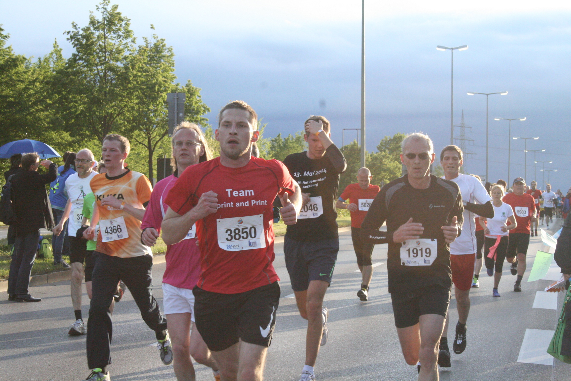 Am 12. Mai 2015 findet der 4. M-net Firmenlauf statt. Foto: B4B SCHWABEN