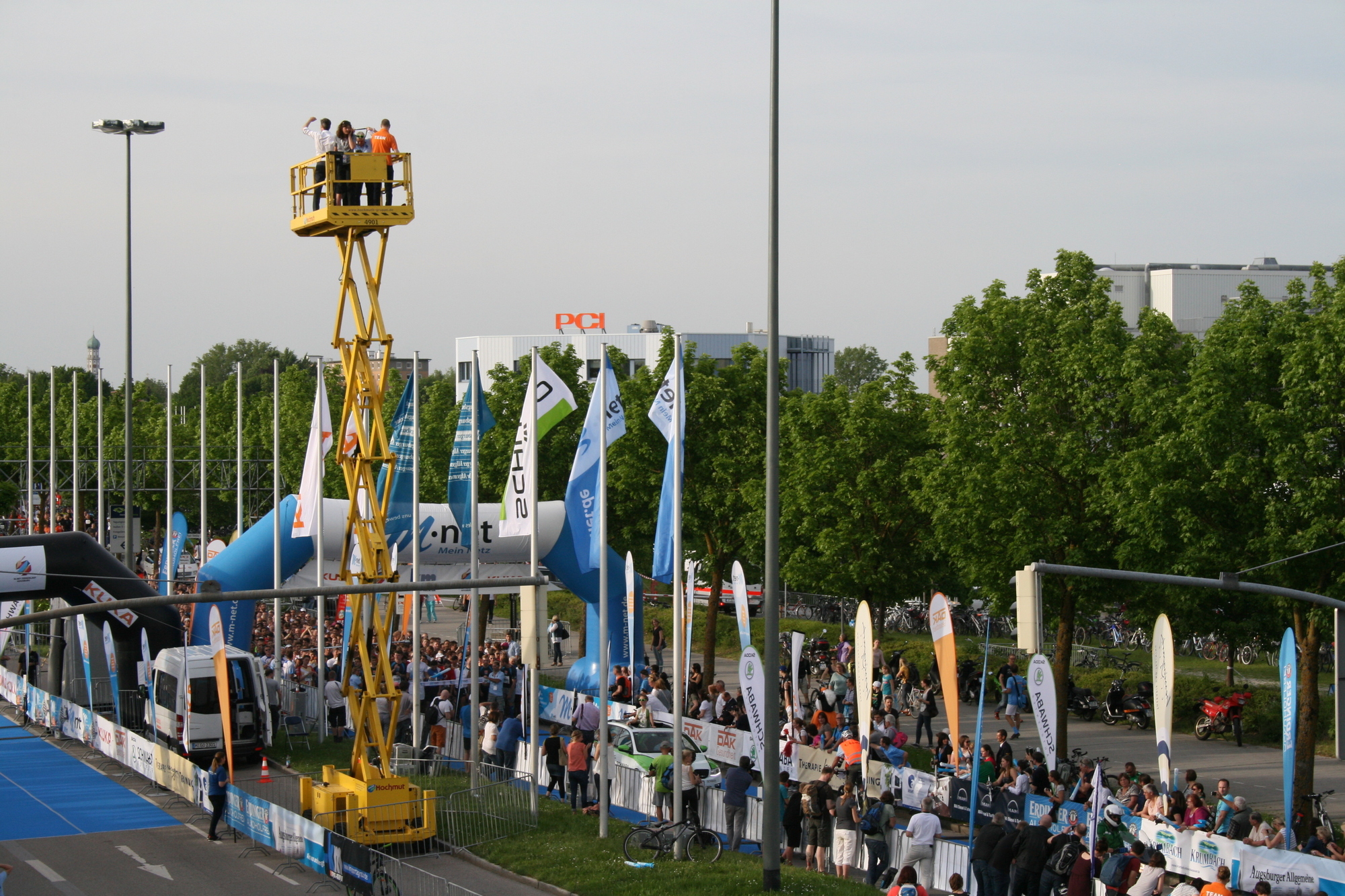 Erste Bilder zum 4. M-net Firmenlauf sind online. Foto: B4B SCHWABEN