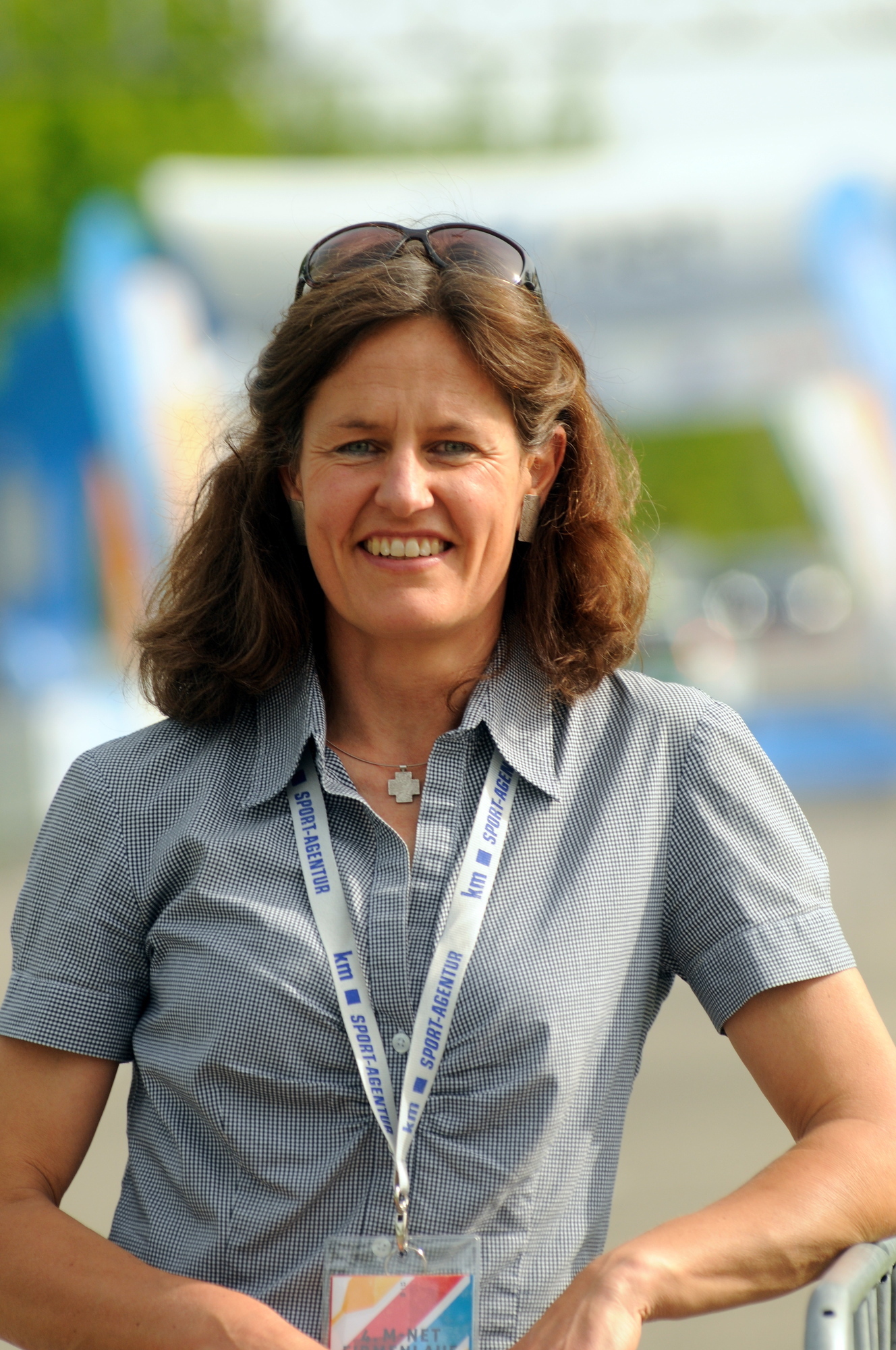 Katja Mayer, die Organisatorin des ersten Augsburger Frauenlaufes. Foto: Ruth Plössl