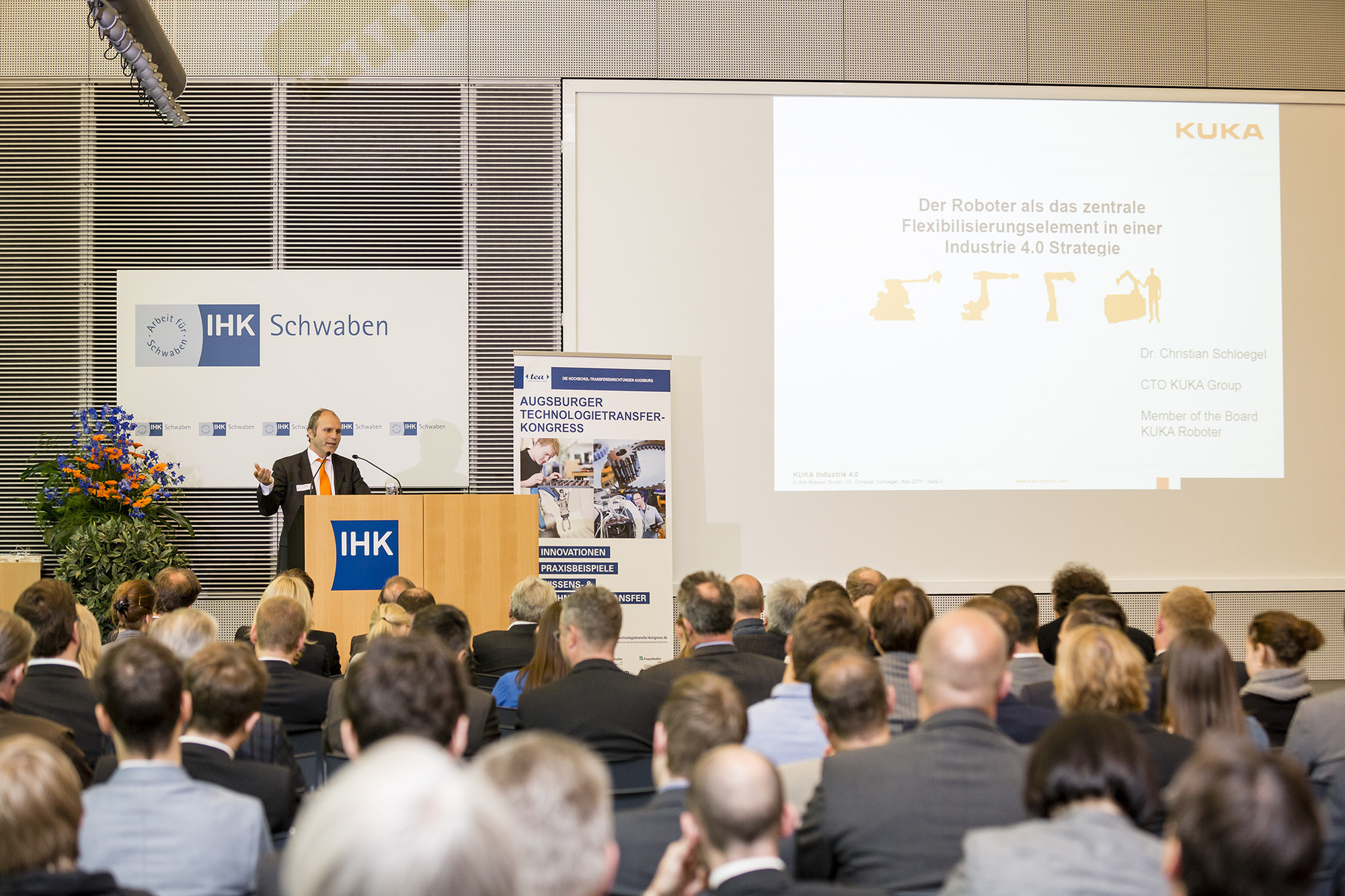 Der 4. Augsburger Technologietransfer-Kongress fand am 21. Mai 2015 statt. Foto: Nikky Maier – Regio Augsburg Wirtschaft GmbH