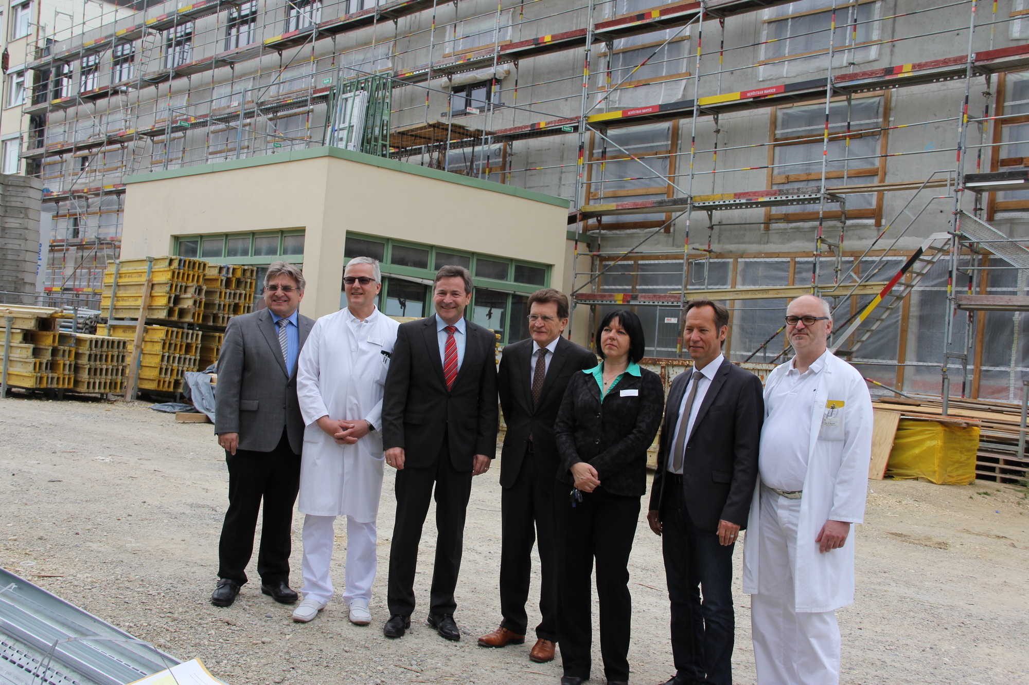 Der Neubau des Krankenhauses Wertingen ist in den letzten Zügen. Foto: LRA Dillingen a. d. Donau