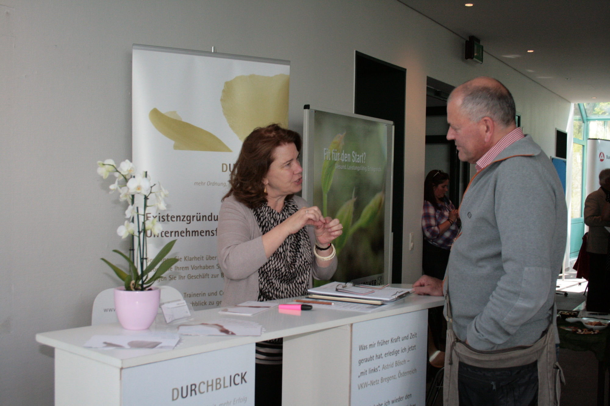 Der Andrang auf die Gründermesse Trau Dich von der Agentur für Arbeit war groß.