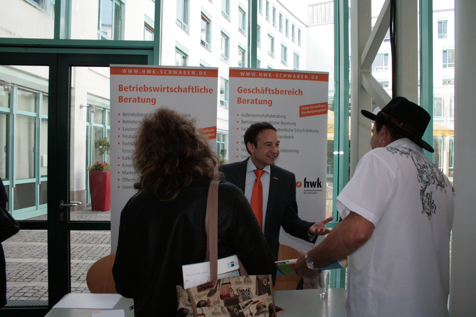 Der Andrang auf die Gründermesse Trau Dich von der Agentur für Arbeit war groß.
