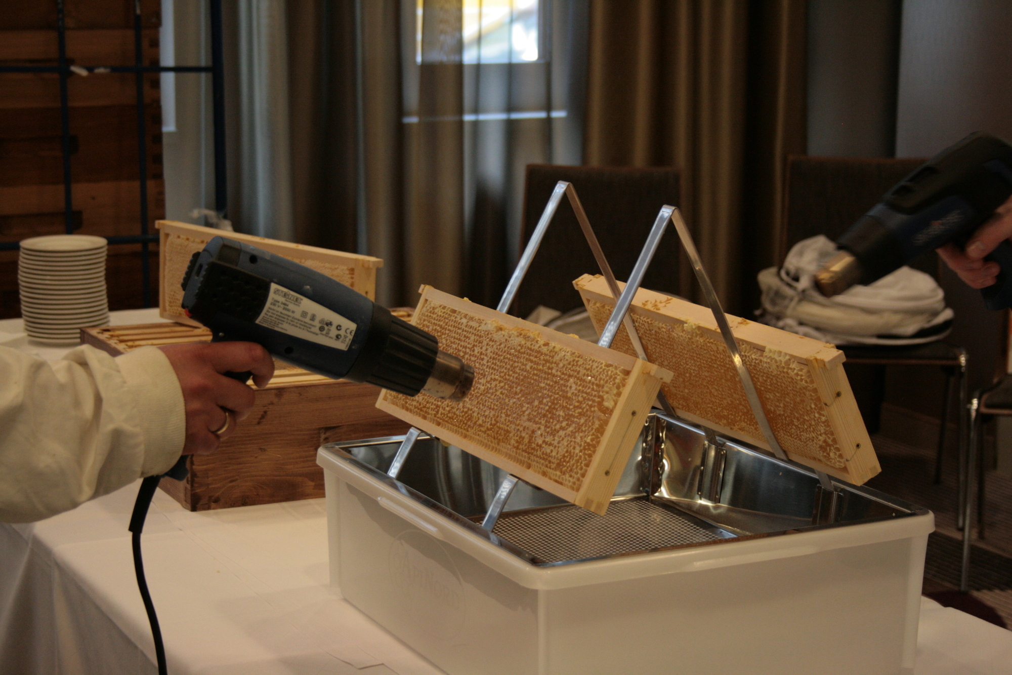 Seit April 2015 gibt es die Bienenstöcke auf dem Hoteldach des Steigenberger Hotel Drei Mohren in Augsburg. Foto: B4B SCHWABEN