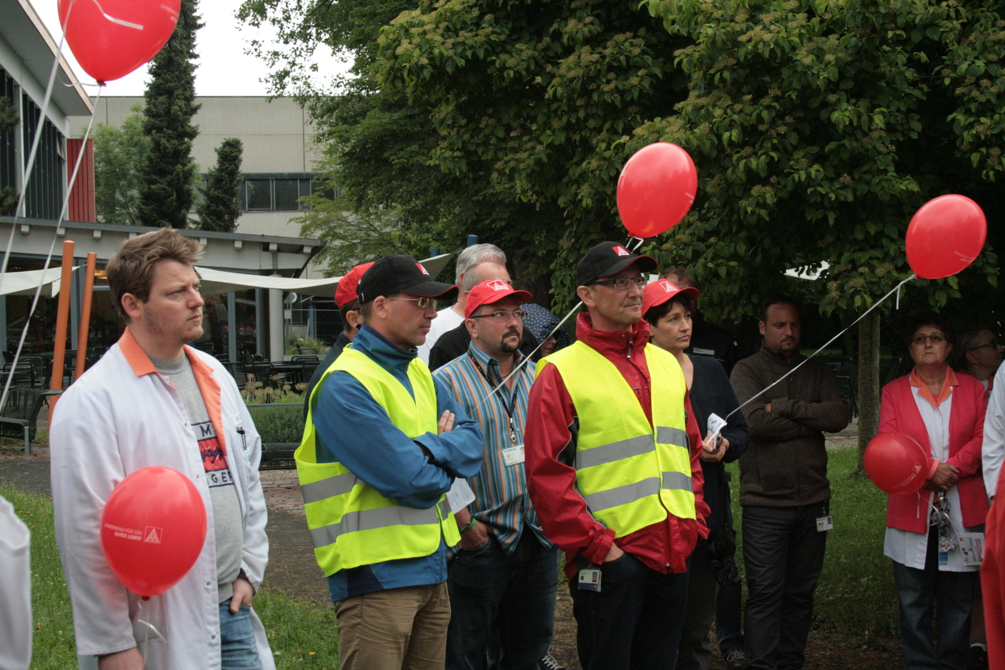 Die Siemensianer wehren sich gegen den geplanten Stellenabbau bei Siemens. Foto: B4B SCHWABEN