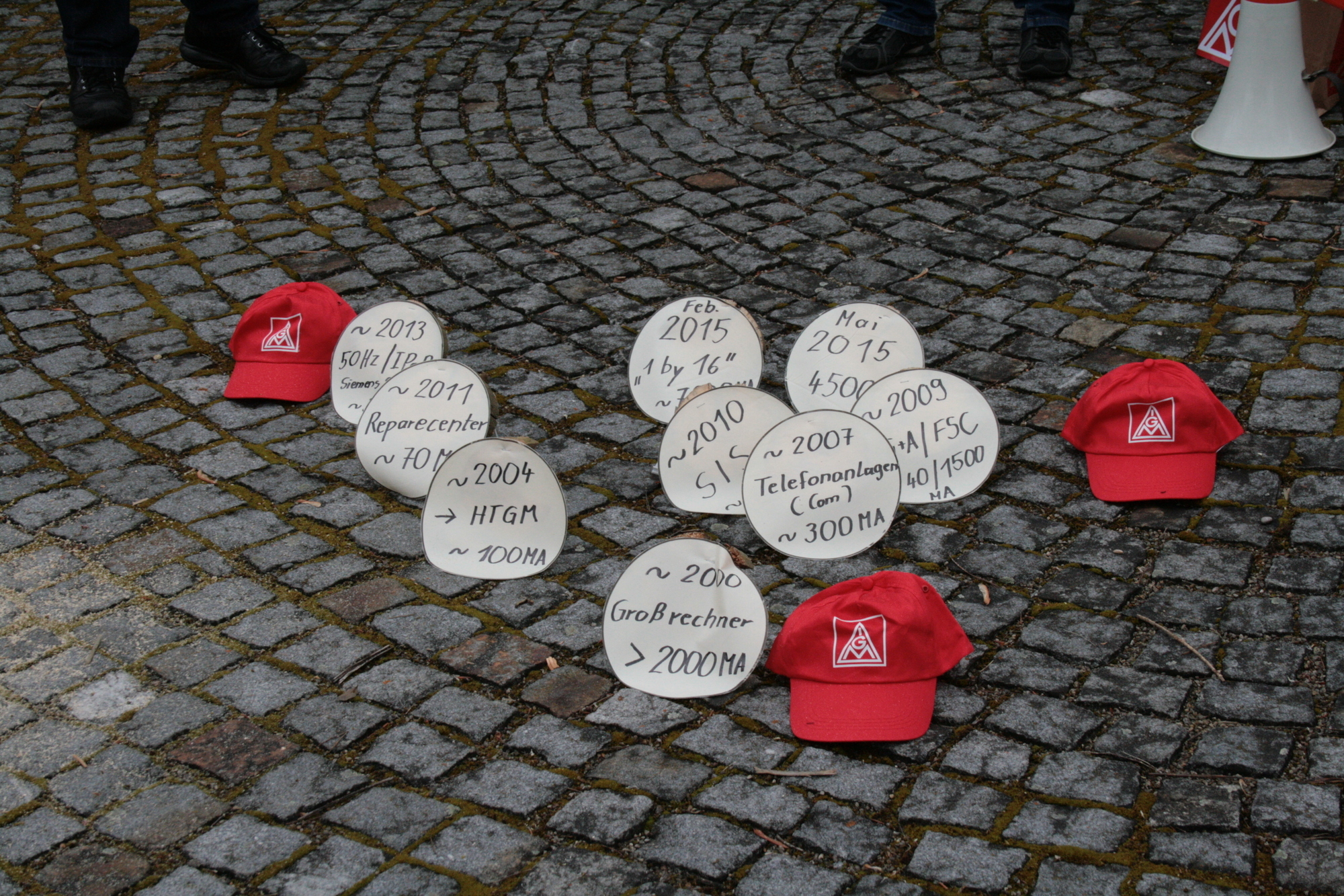 Die Siemensianer wehren sich gegen den geplanten Stellenabbau bei Siemens. Foto: B4B SCHWABEN
