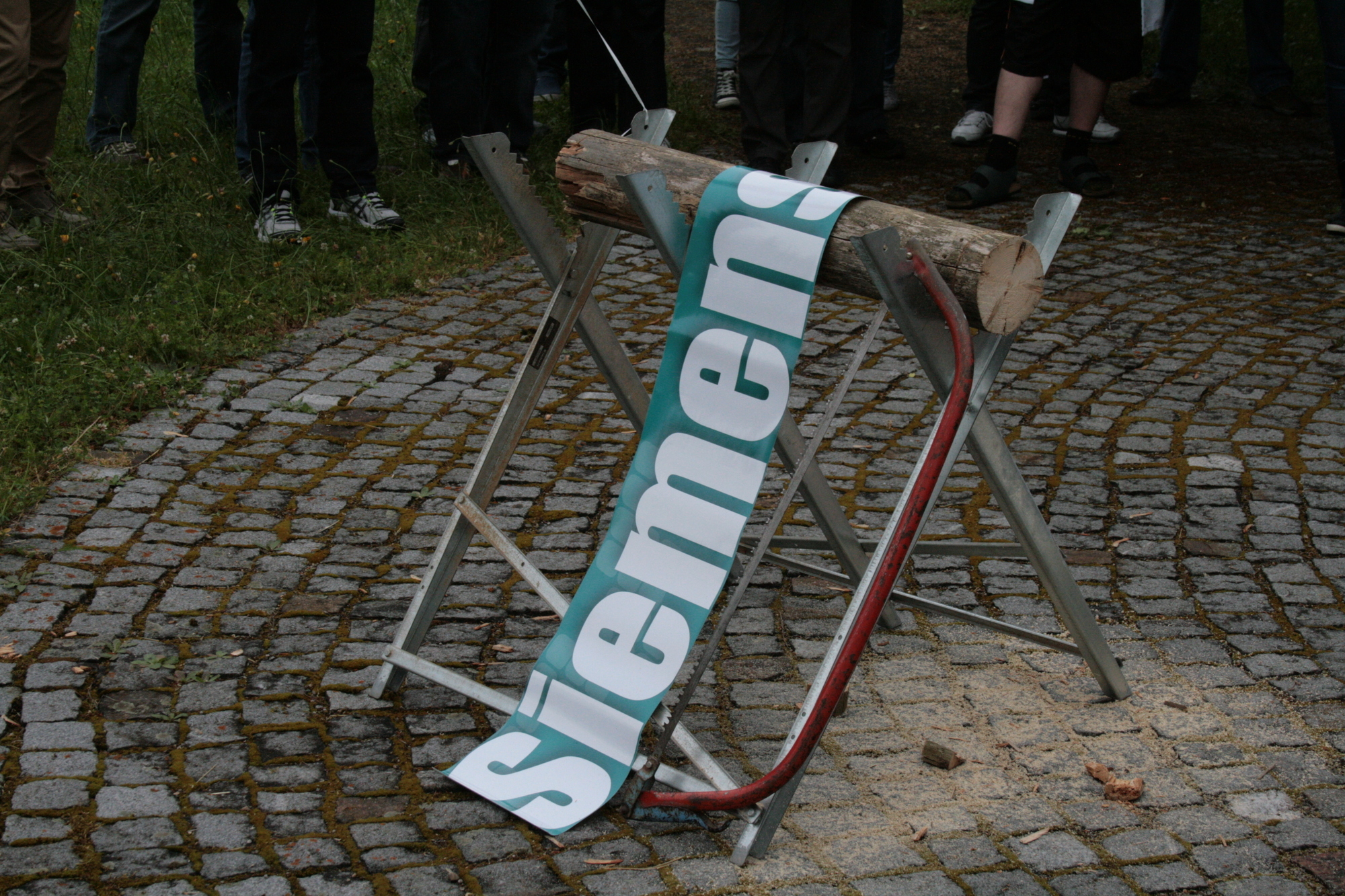 Die Siemensianer wehren sich gegen den geplanten Stellenabbau bei Siemens. Foto: B4B SCHWABEN