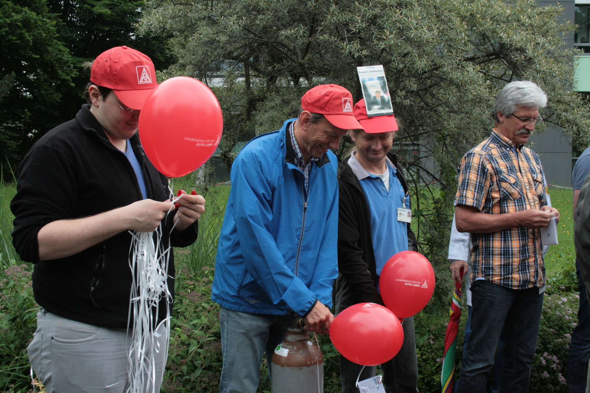 Die Siemensianer wehren sich gegen den geplanten Stellenabbau bei Siemens. Foto: B4B SCHWABEN