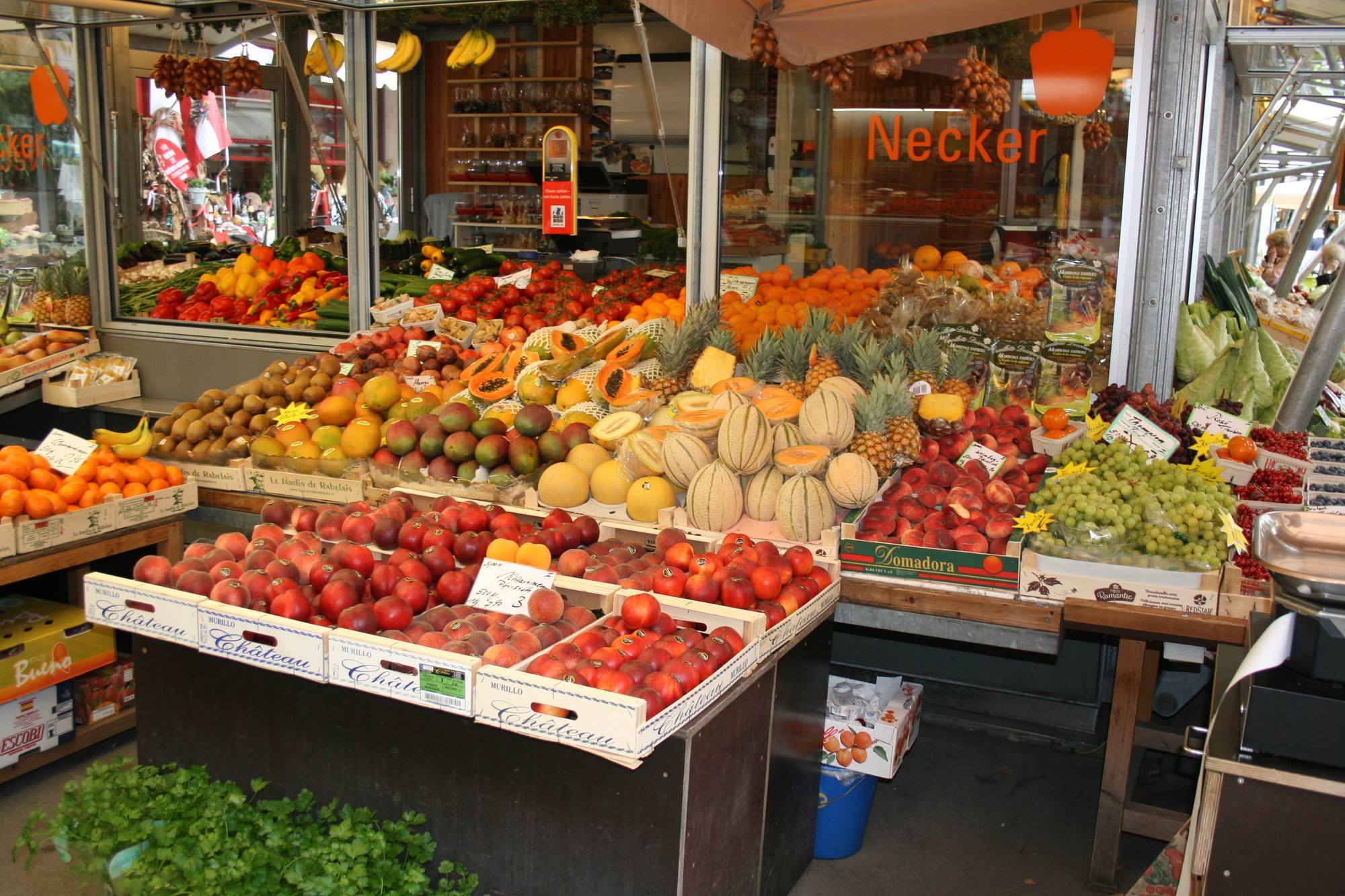 Die Händler auf dem Stadtmarkt sehen die Situation entspannt. Foto: B4B SCHWABEN