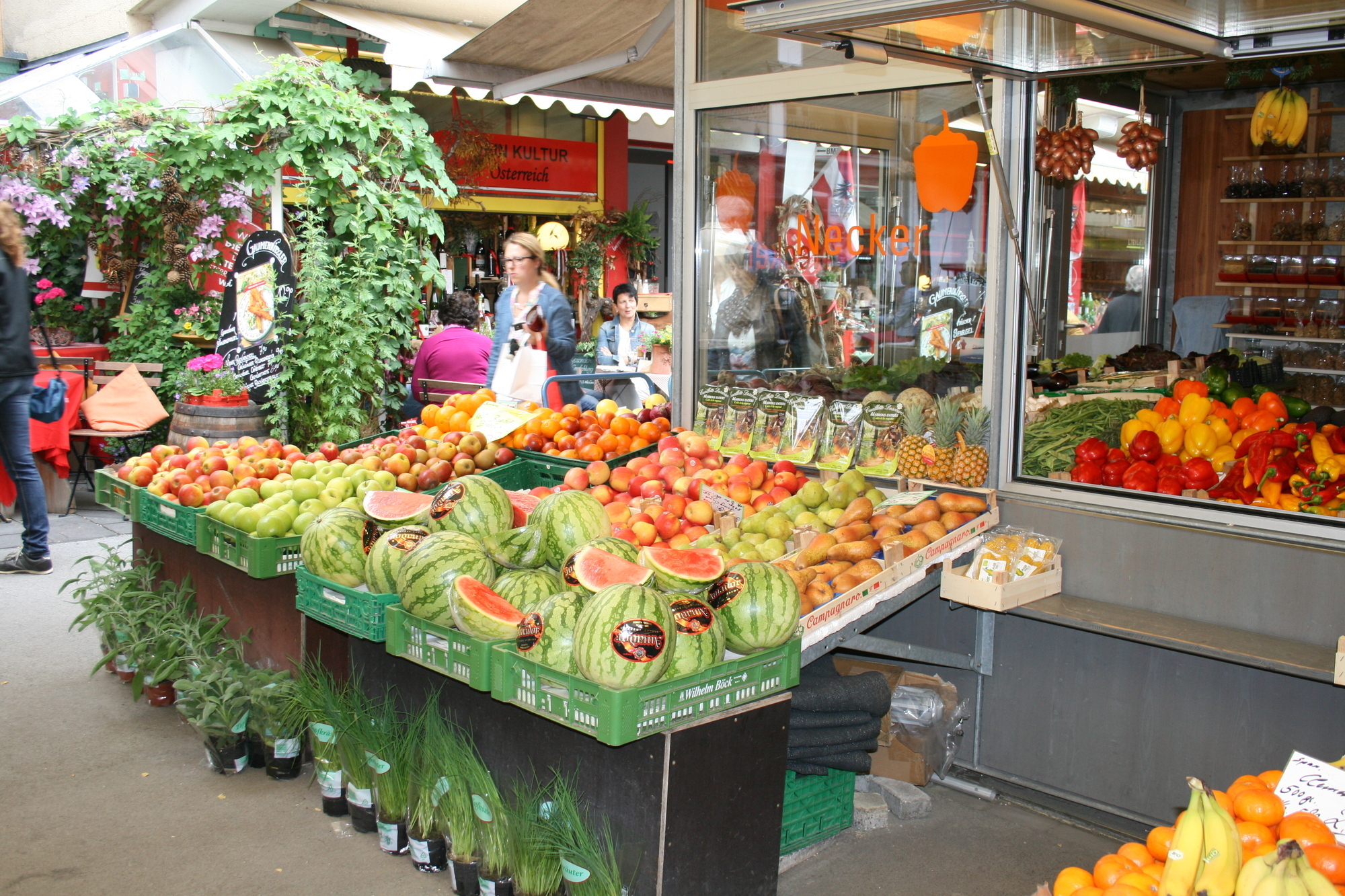 Die Händler auf dem Stadtmarkt sehen die Situation entspannt. Foto: B4B SCHWABEN