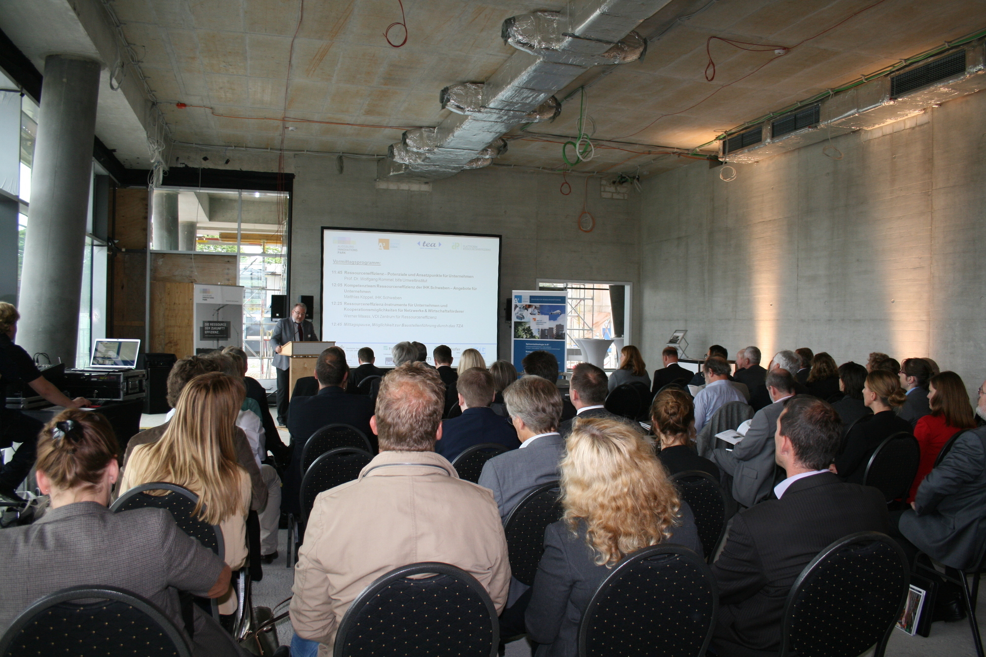 Die Veranstaltung „Herausforderung Ressourceneffizienz“ fand im Technologiezentrum Augsburg statt. Foto: B4B SCHWABEN