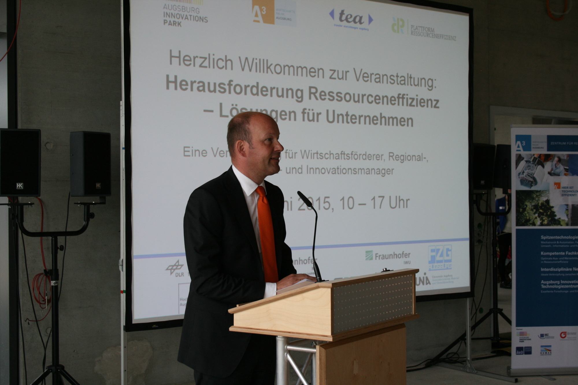 Die Veranstaltung „Herausforderung Ressourceneffizienz“ fand im Technologiezentrum Augsburg statt. Foto: B4B SCHWABEN