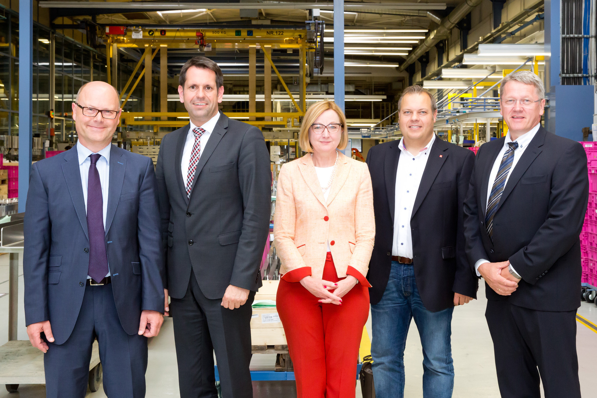 Premium AEROTEC begrüßt Niedersachsens Wirtschaftsminister Olaf Lies. Foto: Premium AEROTEC