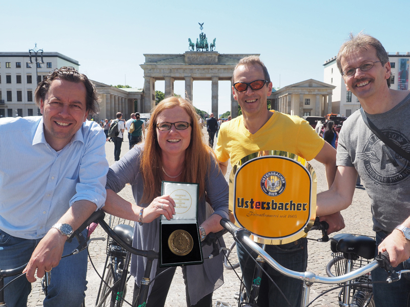 Die Brauerei Ustersbach wurde mit dem Bundesehrenpreis ausgezeichnet. Foto: symbiosys²