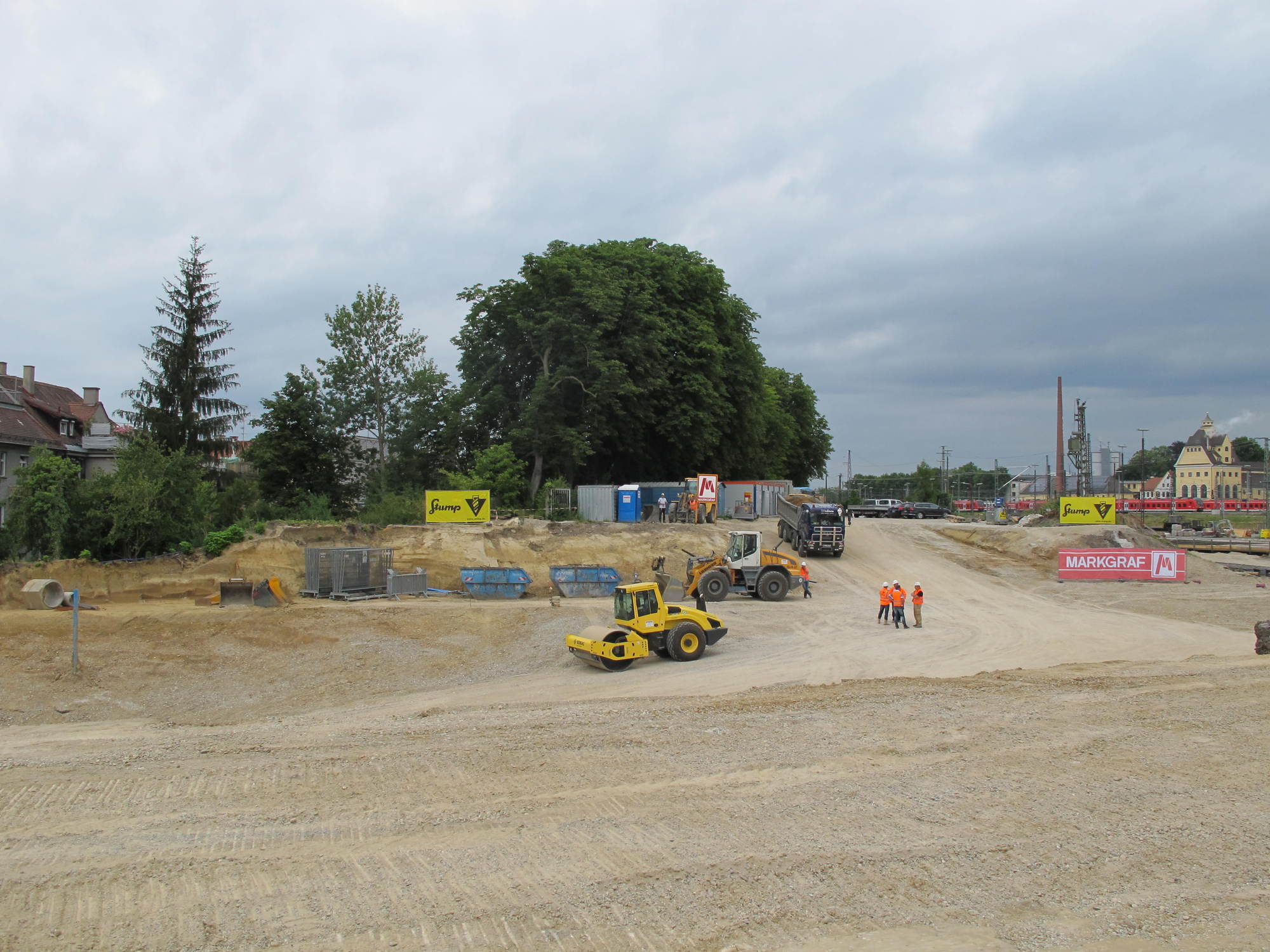 Am 13. Juli 2015 fiel der symbolische Startschuss für das Projekt Augsburg City Hauptbahnhof. Foto: B4B SCHWABEN