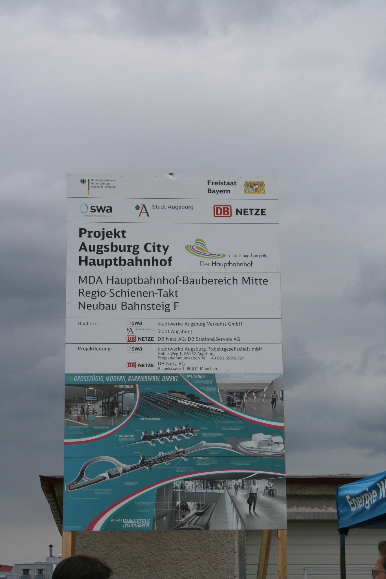 Am 13. Juli 2015 fiel der symbolische Startschuss für das Projekt Augsburg City Hauptbahnhof. Foto: B4B SCHWABEN