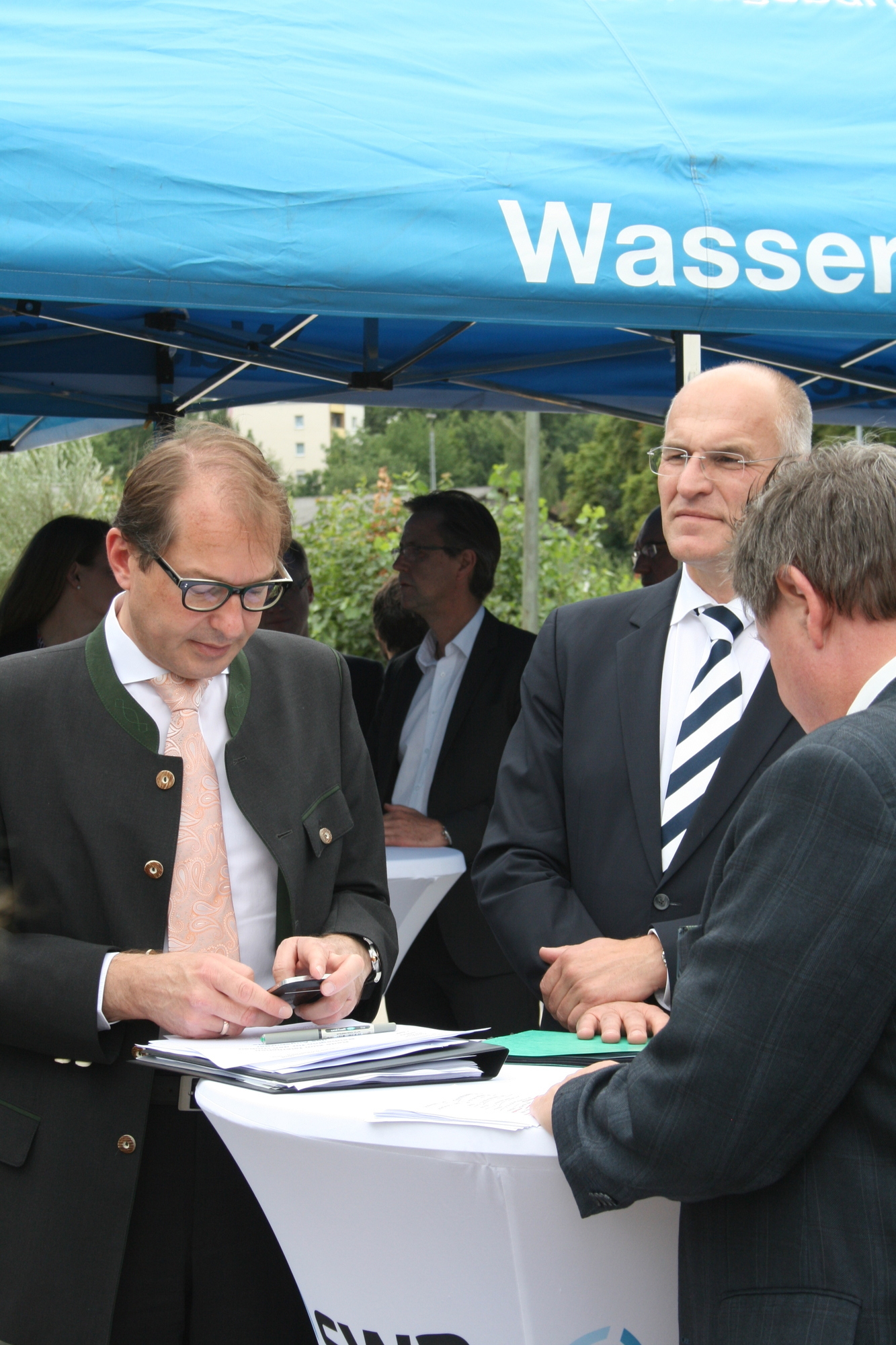 Am 13. Juli 2015 fiel der symbolische Startschuss für das Projekt Augsburg City Hauptbahnhof. Foto: B4B SCHWABEN