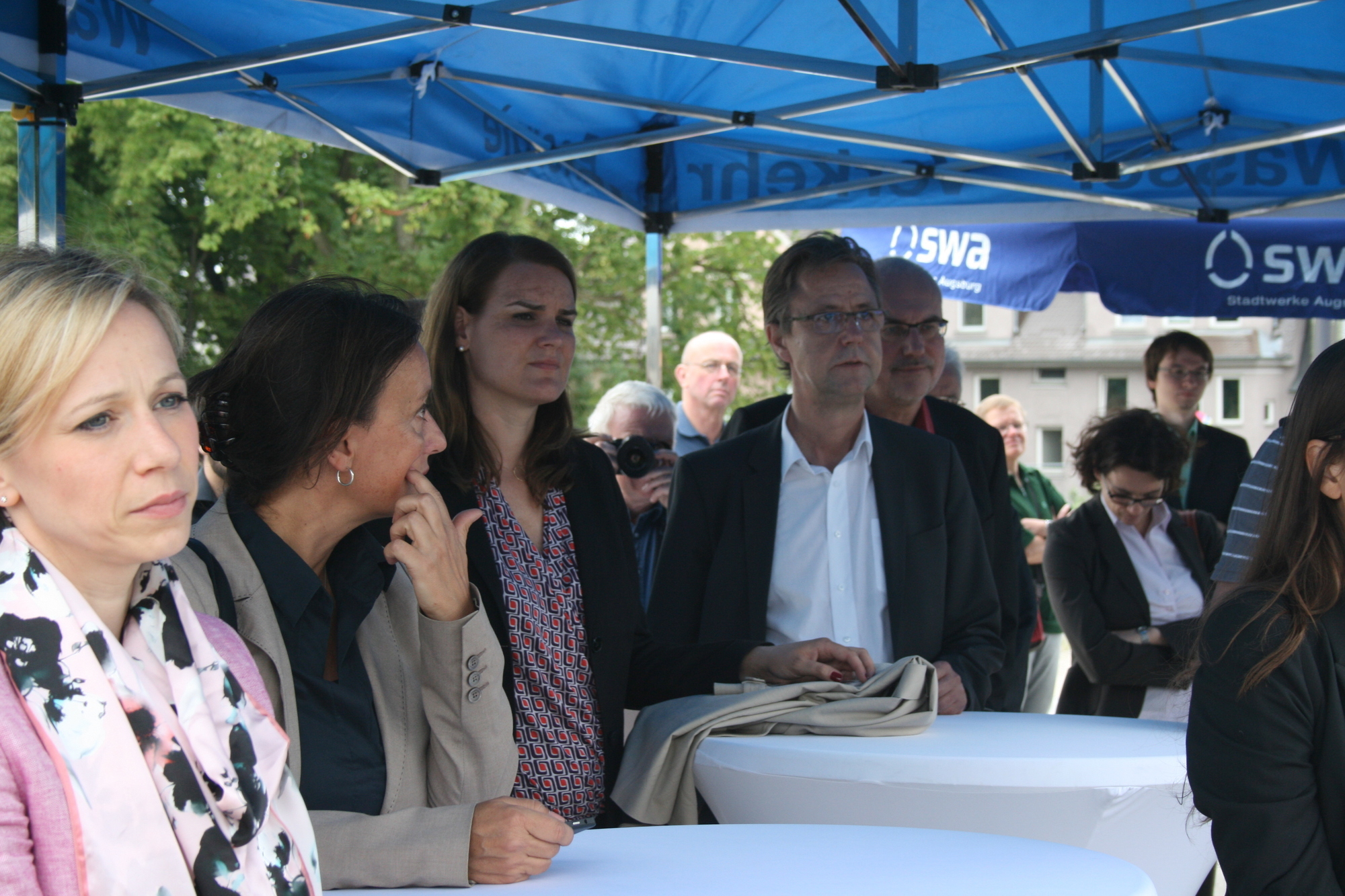 Am 13. Juli 2015 fiel der symbolische Startschuss für das Projekt Augsburg City Hauptbahnhof. Foto: B4B SCHWABEN
