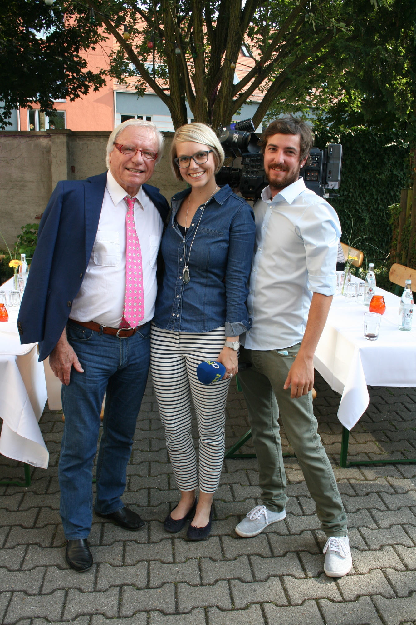 250 Gäste feiern beim A³ Sommerfest im Martini-Palais. Foto: B4B SCHWABEN