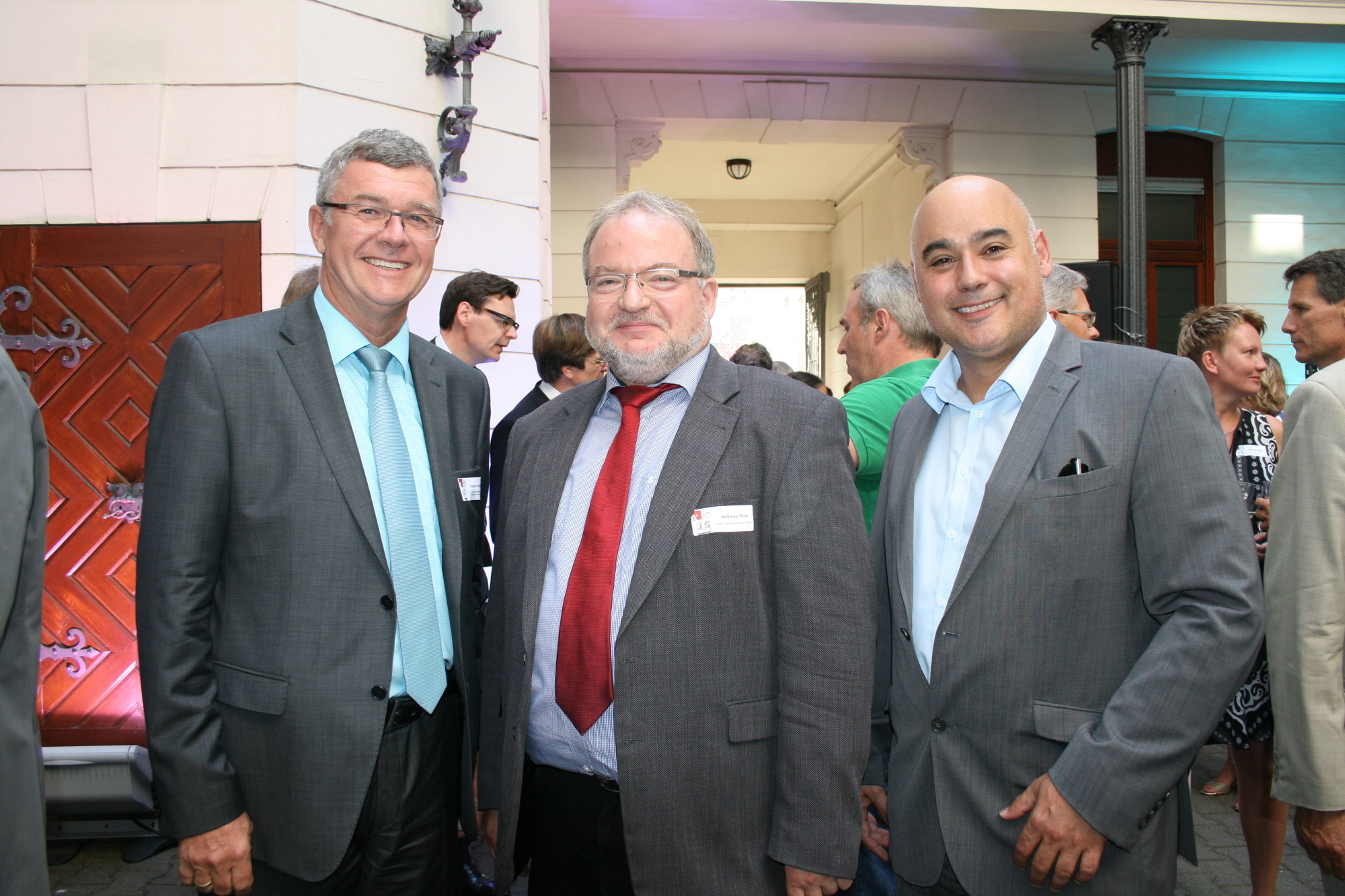 250 Gäste feiern beim A³ Sommerfest im Martini-Palais. Foto: B4B SCHWABEN