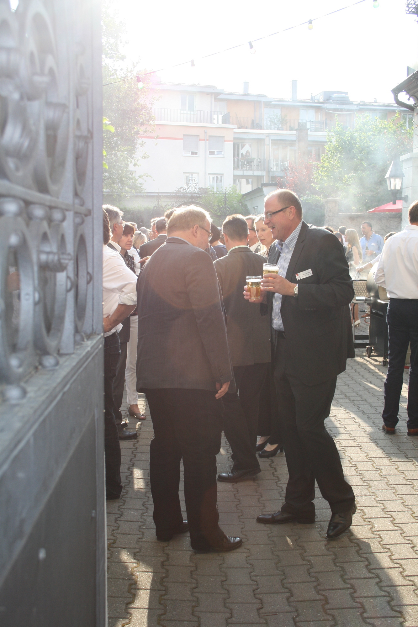 250 Gäste feiern beim A³ Sommerfest im Martini-Palais. Foto: B4B SCHWABEN