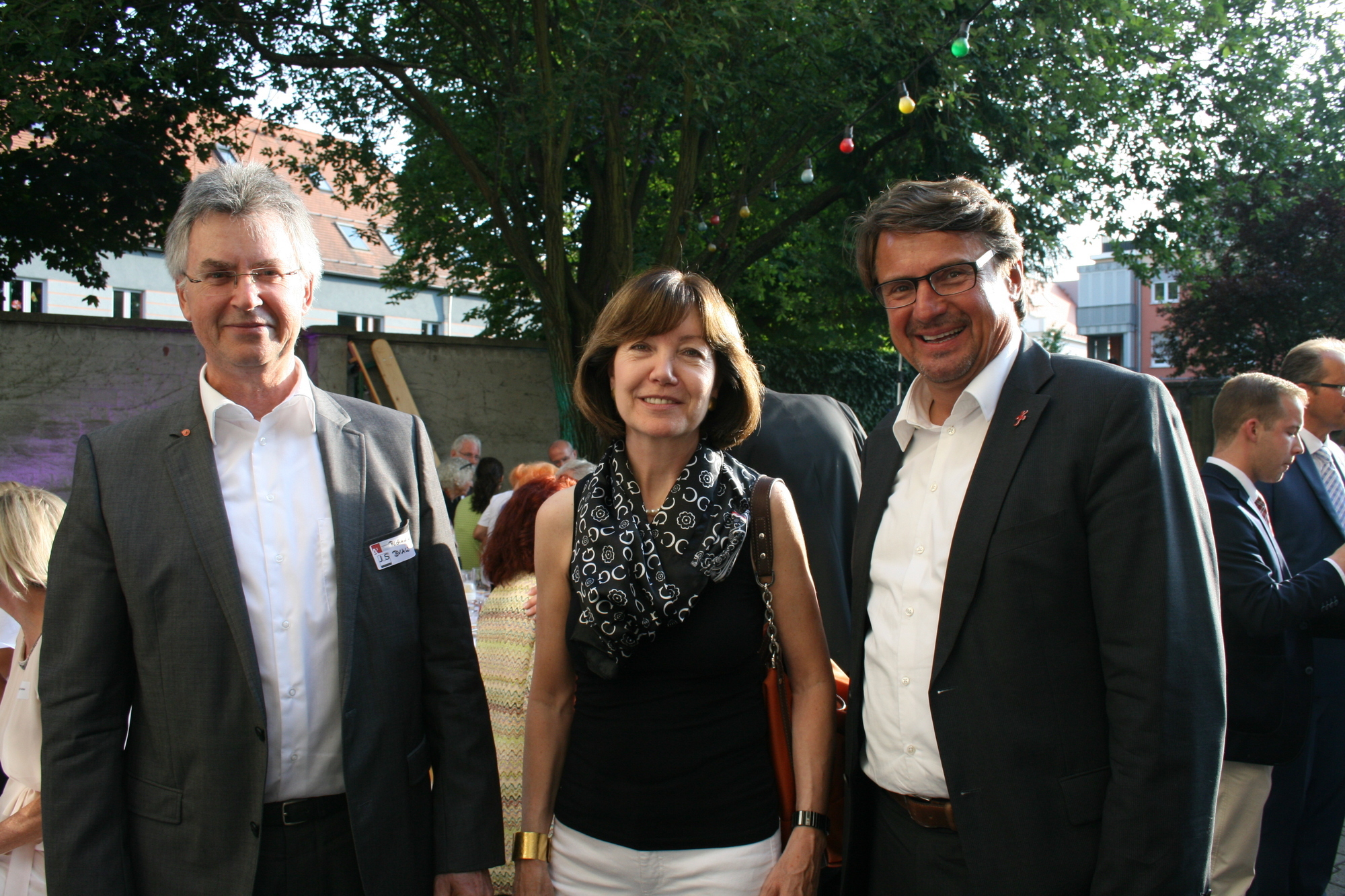 250 Gäste feiern beim A³ Sommerfest im Martini-Palais. Foto: B4B SCHWABEN