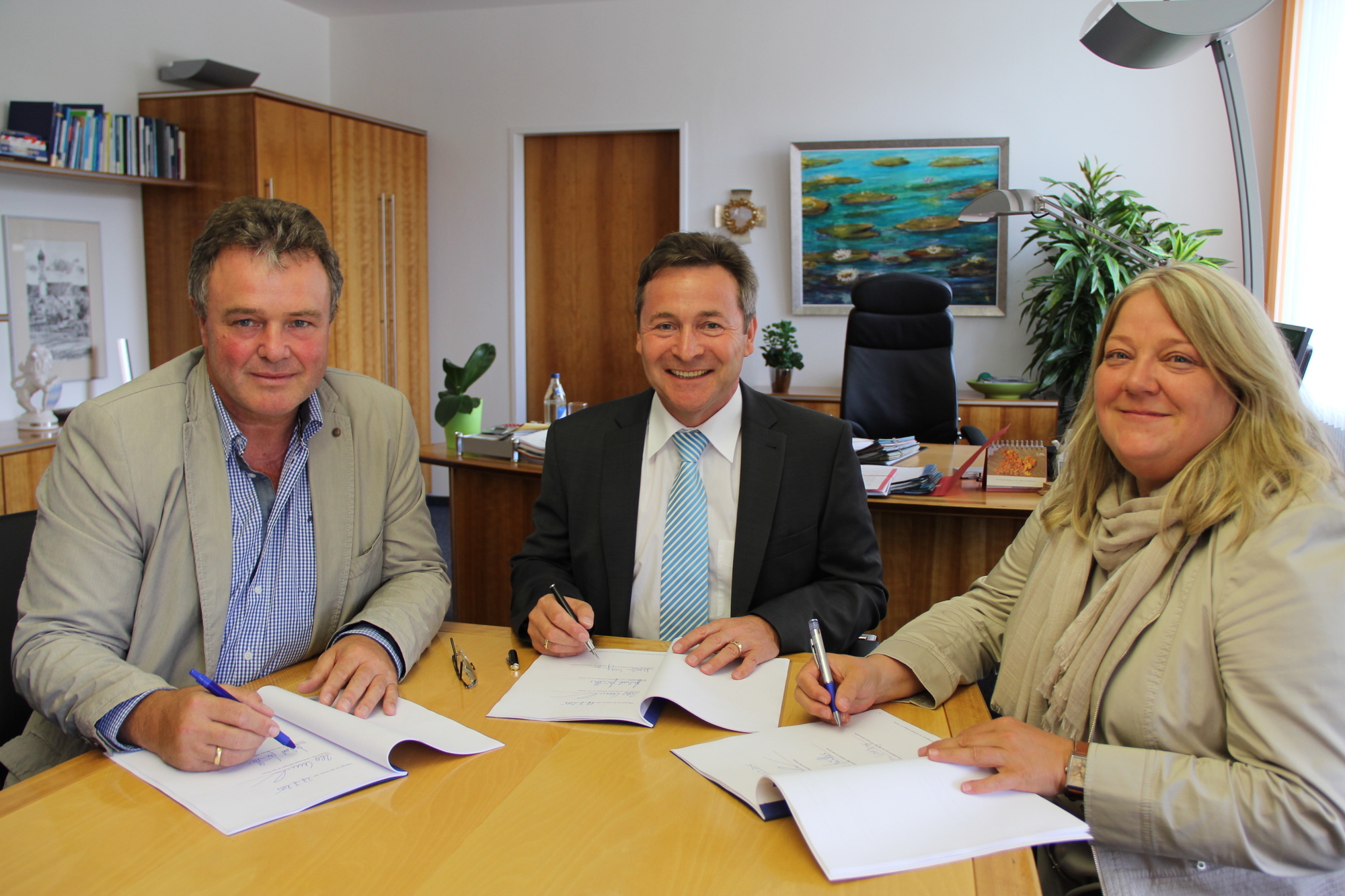 LK Dillingen und Arbeitsagentur wollen Ausbildungsvoraussetzungen verbessern. Foto: Peter Hurler, Landratsamt