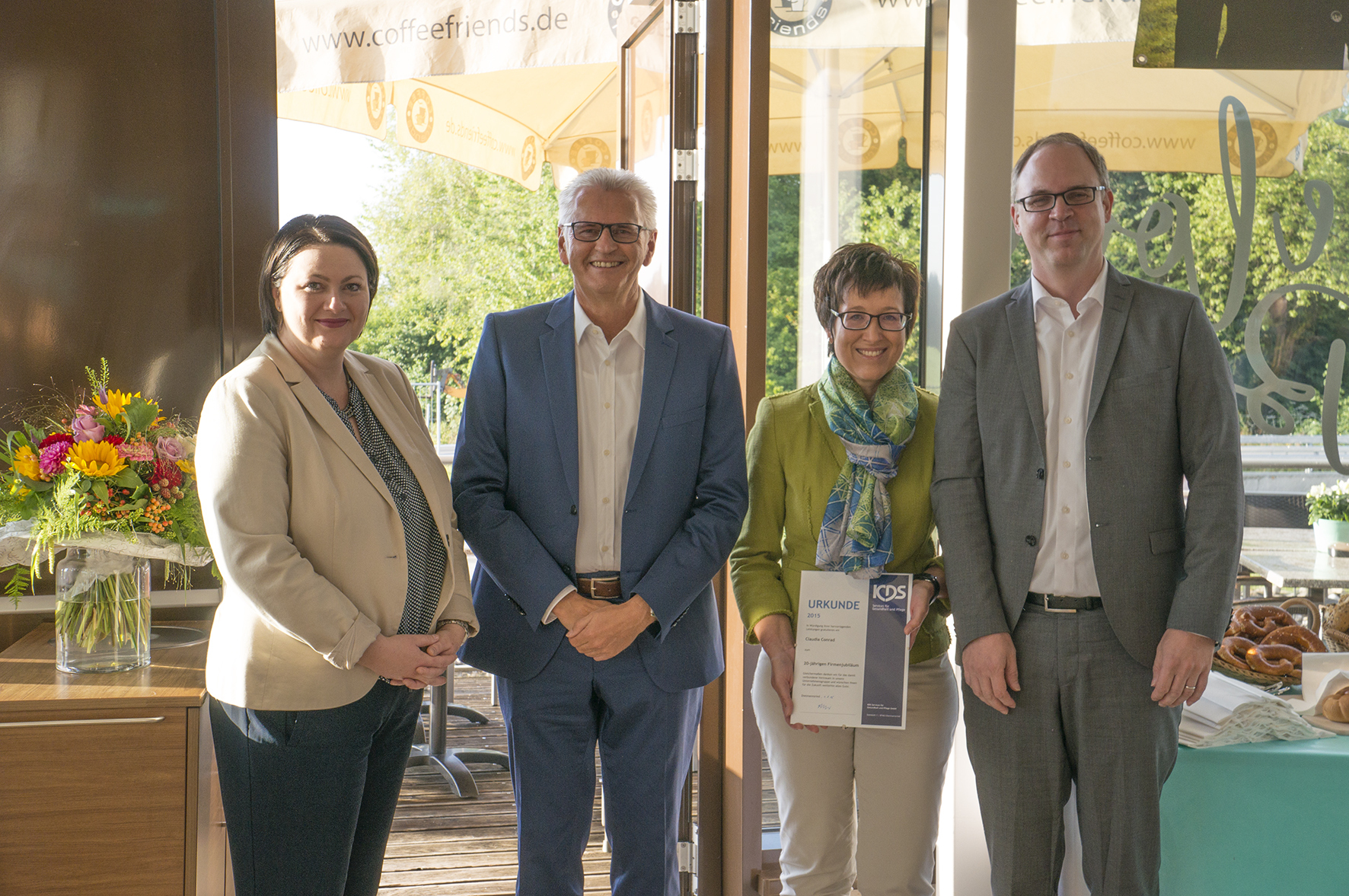 Claudia Conrad ist seit 20 Jahren bei der KDS. Foto:Lattemann & Geiger Dienstleistungsgruppe GmbH