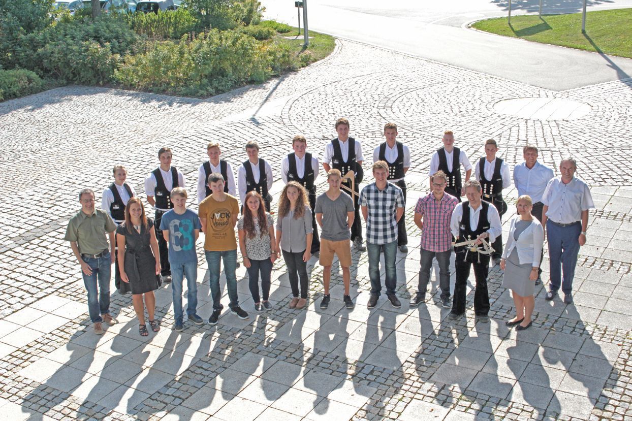 Ausbildungsstart 2015 bei Baufritz. Foto: Baufritz