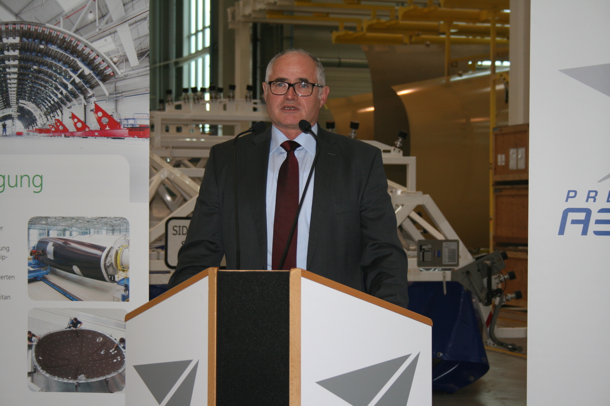 Airbus erhält erste CFK-Bauteile von Premium AEROTEC in Augsburg. Foto: B4B SCHWABEN