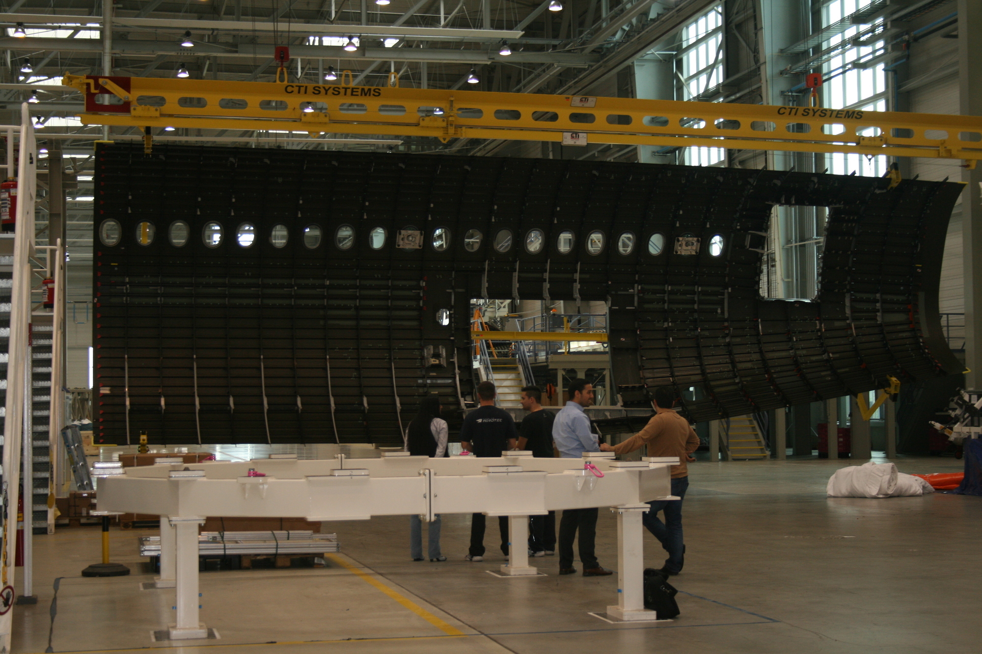 Airbus erhält erste CFK-Bauteile von Premium AEROTEC in Augsburg. Foto: B4B SCHWABEN