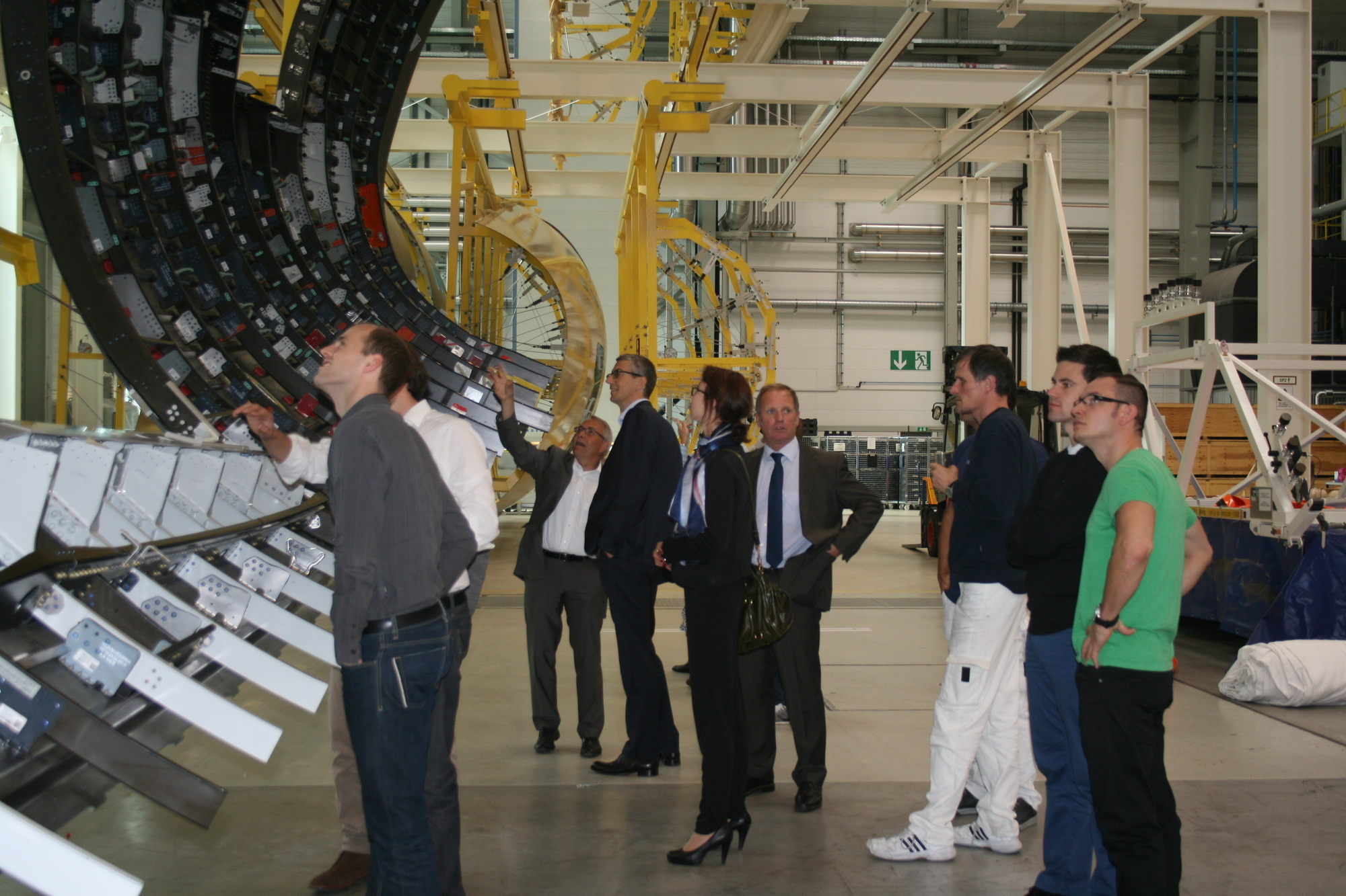 Airbus erhält erste CFK-Bauteile von Premium AEROTEC in Augsburg. Foto: B4B SCHWABEN
