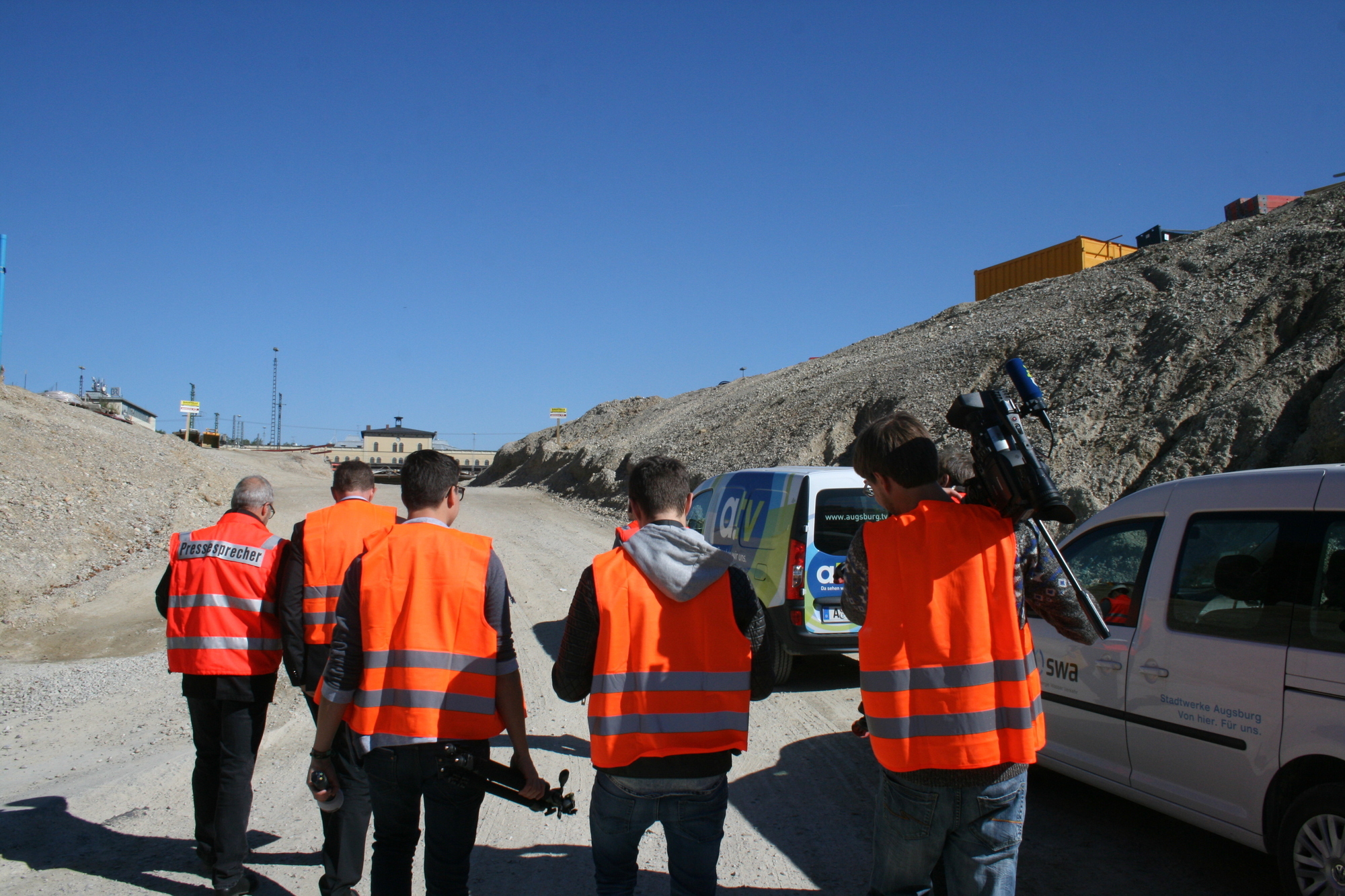 Die Arbeiten gehen voran - Hauptbahnhof-Tunnel zur Hälfte fertig. Foto: B4B SCHWABEN