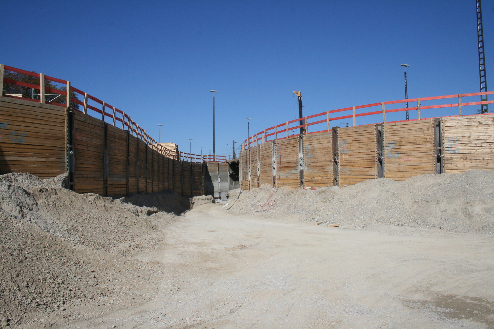 Die Arbeiten gehen voran - Hauptbahnhof-Tunnel zur Hälfte fertig. Foto: B4B SCHWABEN