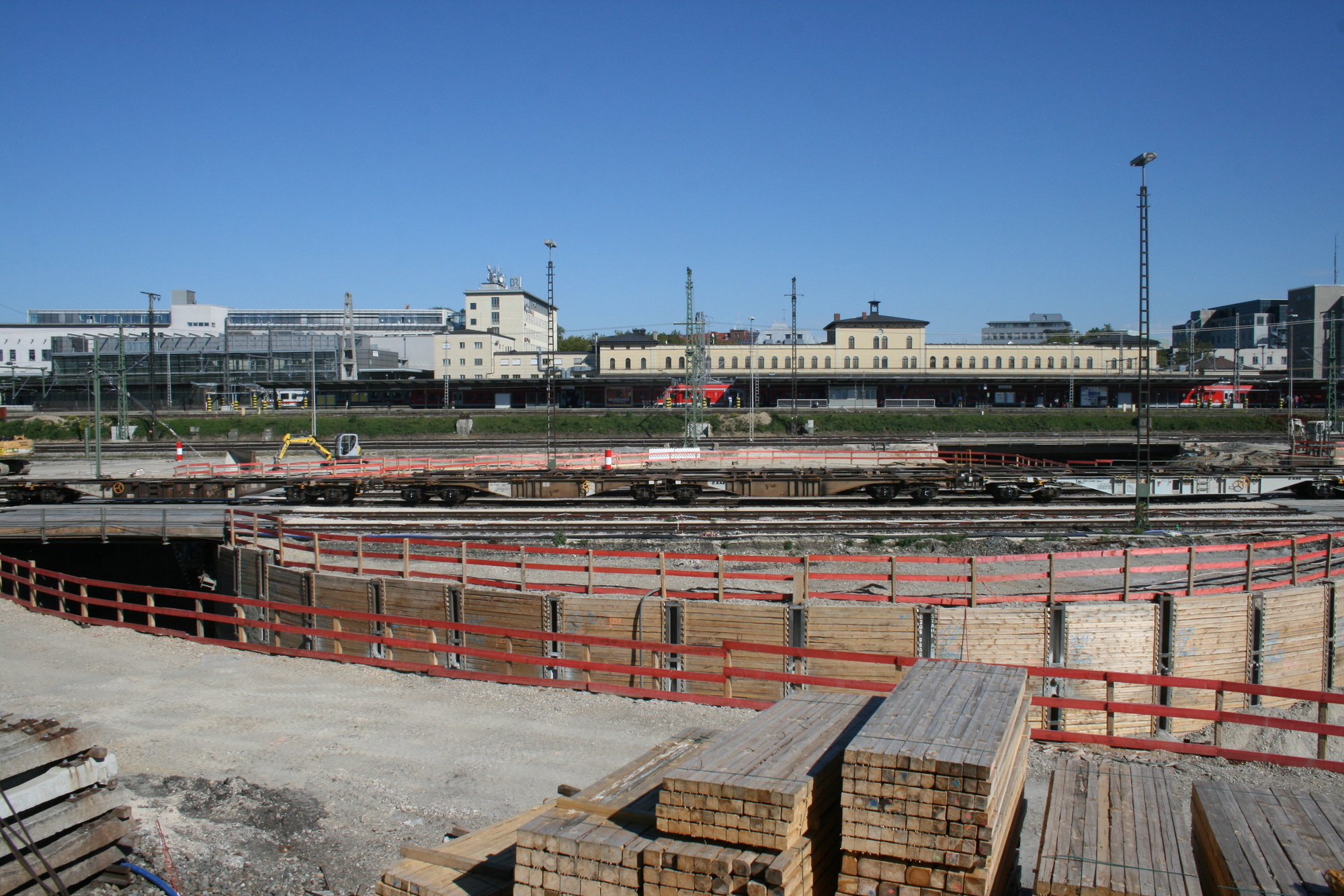 Die Arbeiten gehen voran - Hauptbahnhof-Tunnel zur Hälfte fertig. Foto: B4B SCHWABEN
