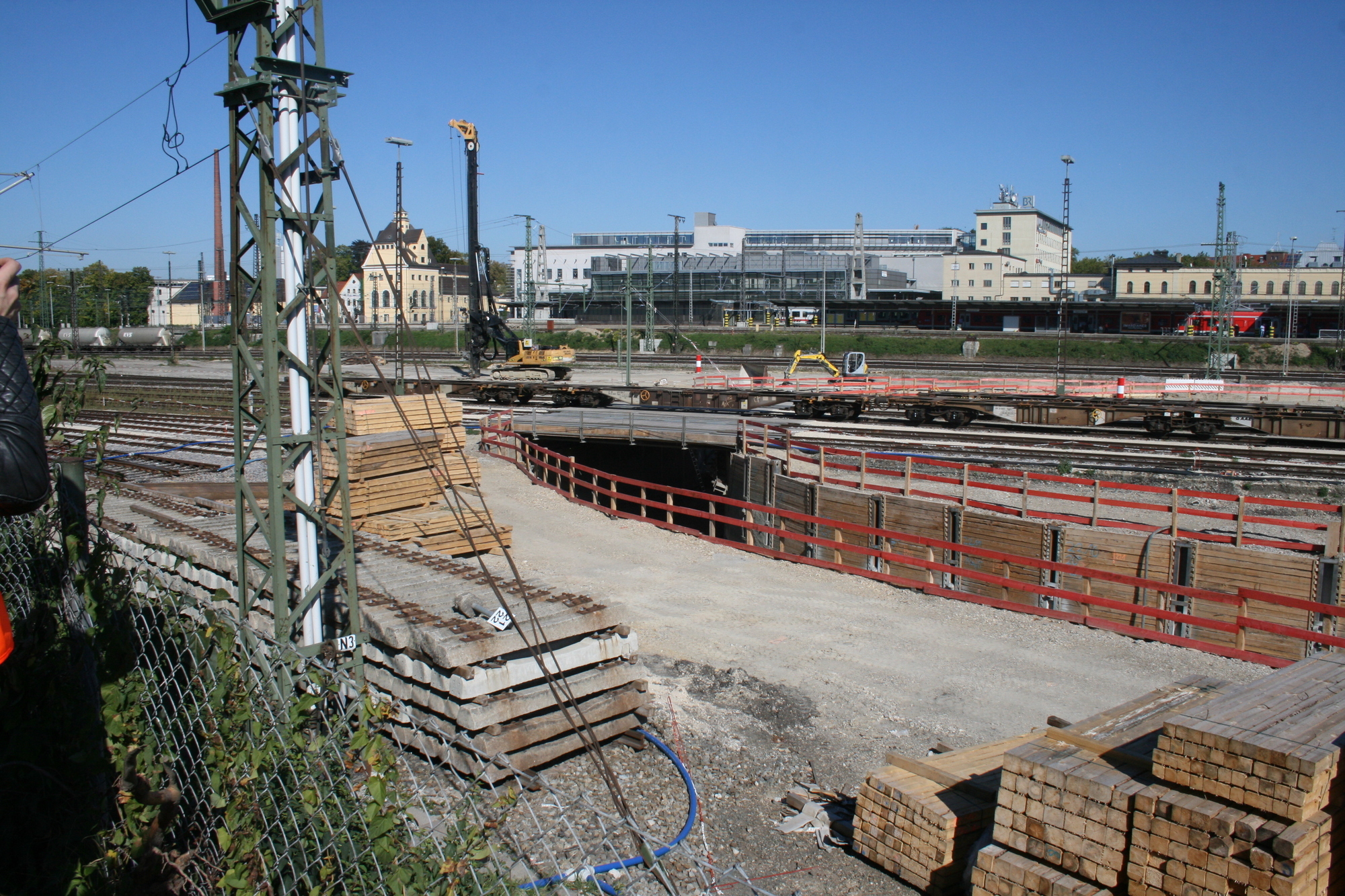 Die Arbeiten gehen voran - Hauptbahnhof-Tunnel zur Hälfte fertig. Foto: B4B SCHWABEN